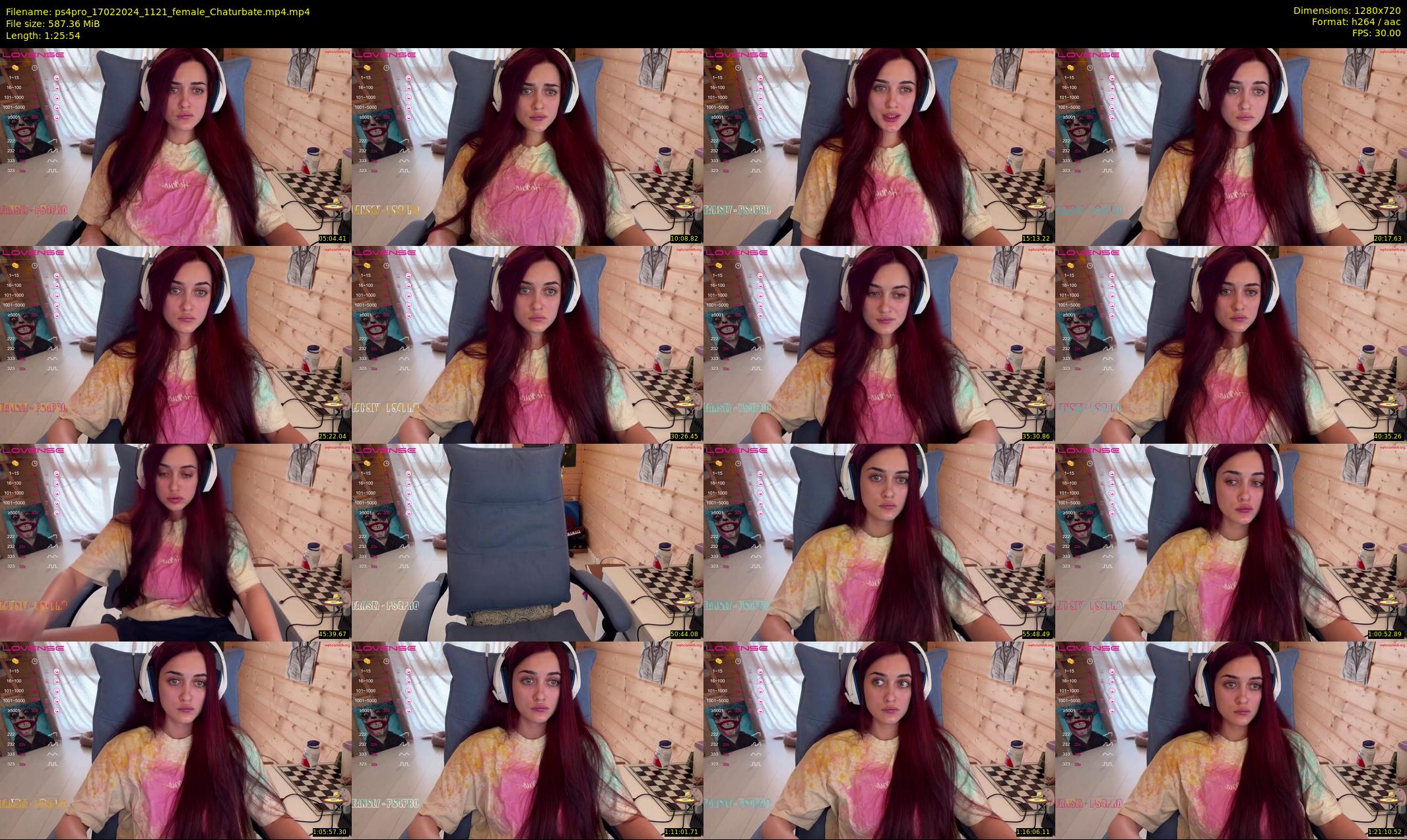 ps4pro — 86 minute Chaturbate female cam show recording, 720p, Feb 17, 2024