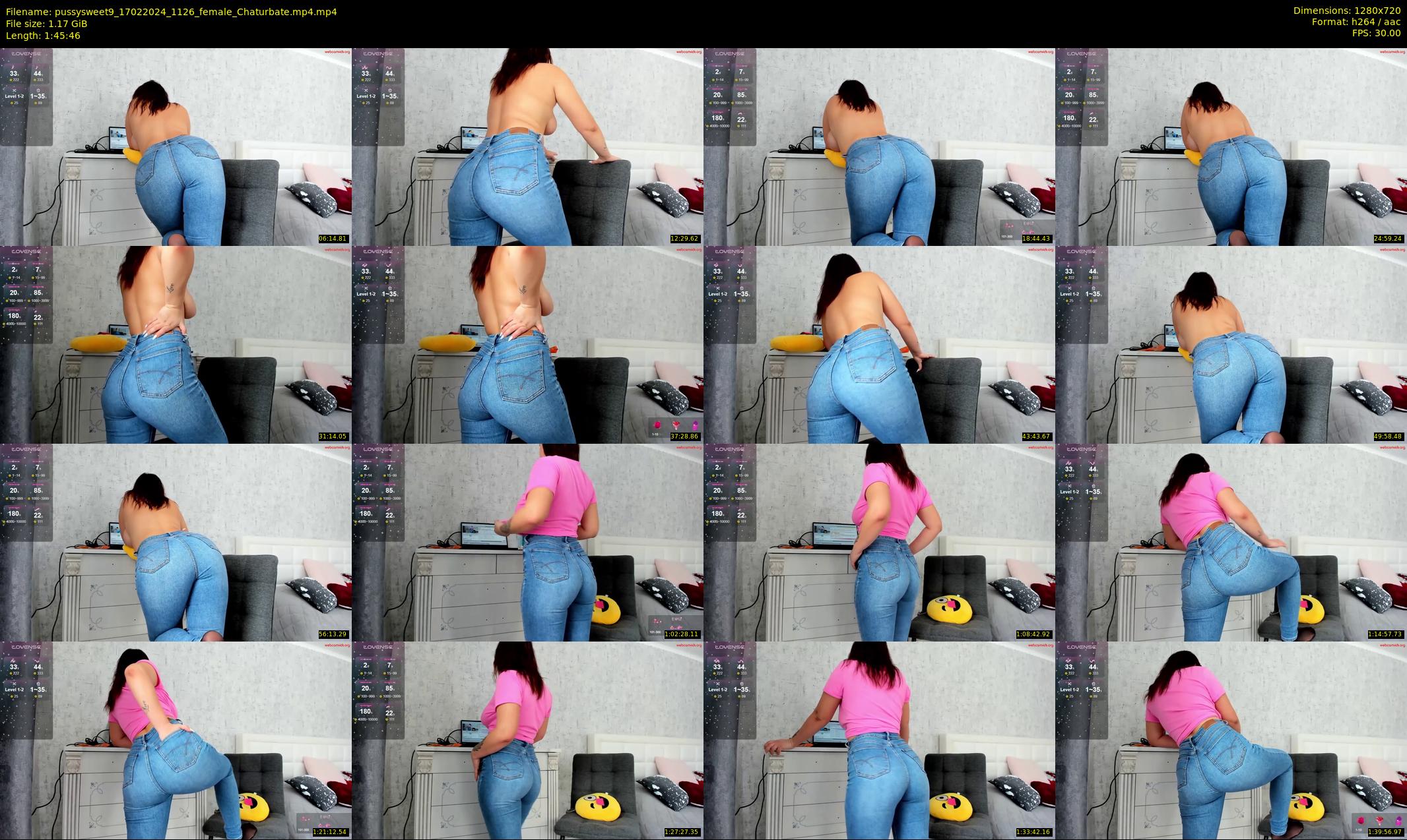 pussysweet9 — 106 minute Chaturbate female cam show recording, 720p, Feb 17, 2024