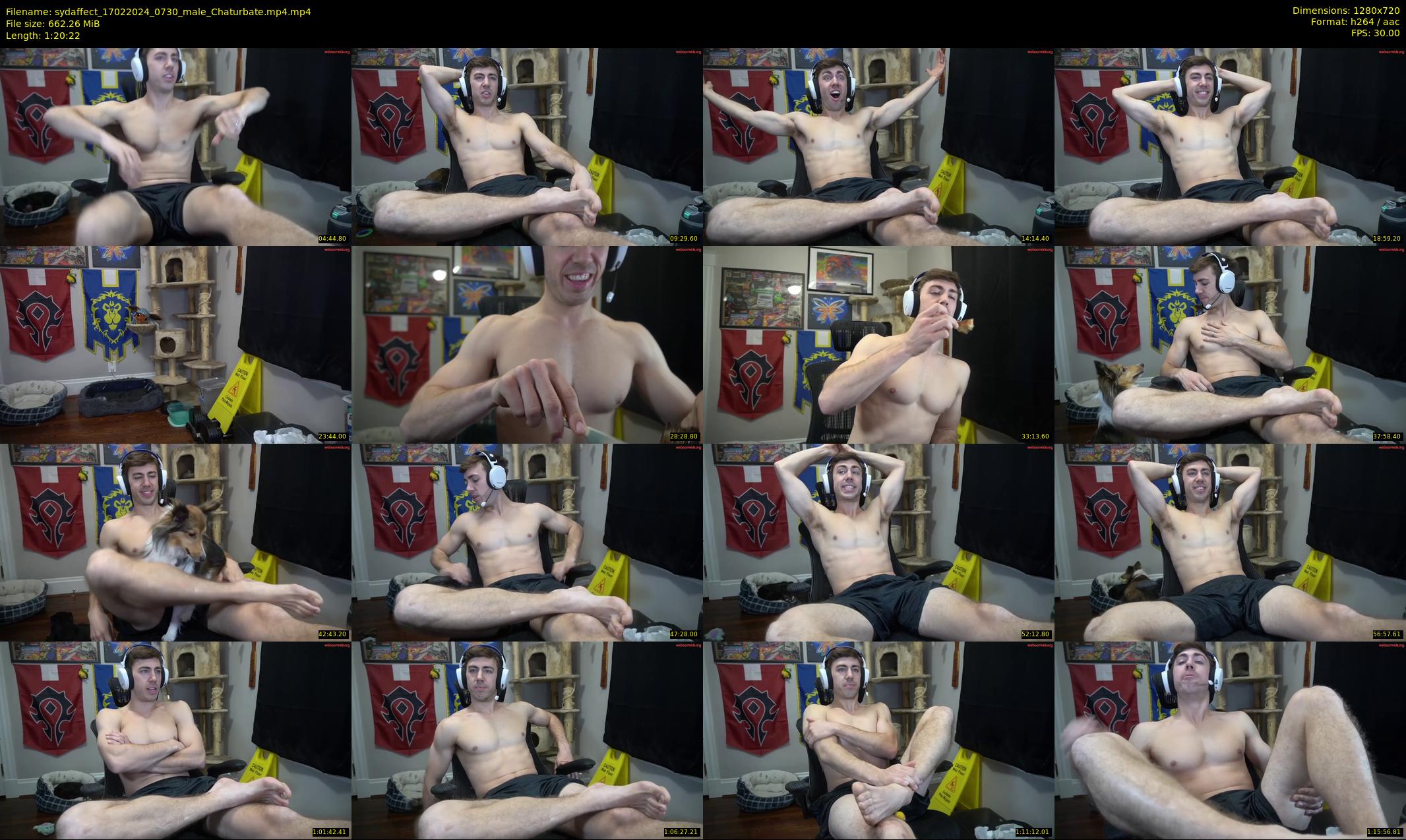 sydaffect — 81 minute Chaturbate male cam show recording, 720p, Feb 17, 2024