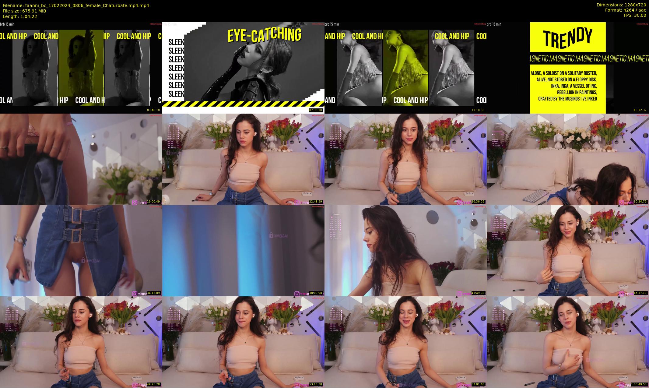 taanni_bc — 65 minute Chaturbate female cam show recording, 720p, Feb 17, 2024