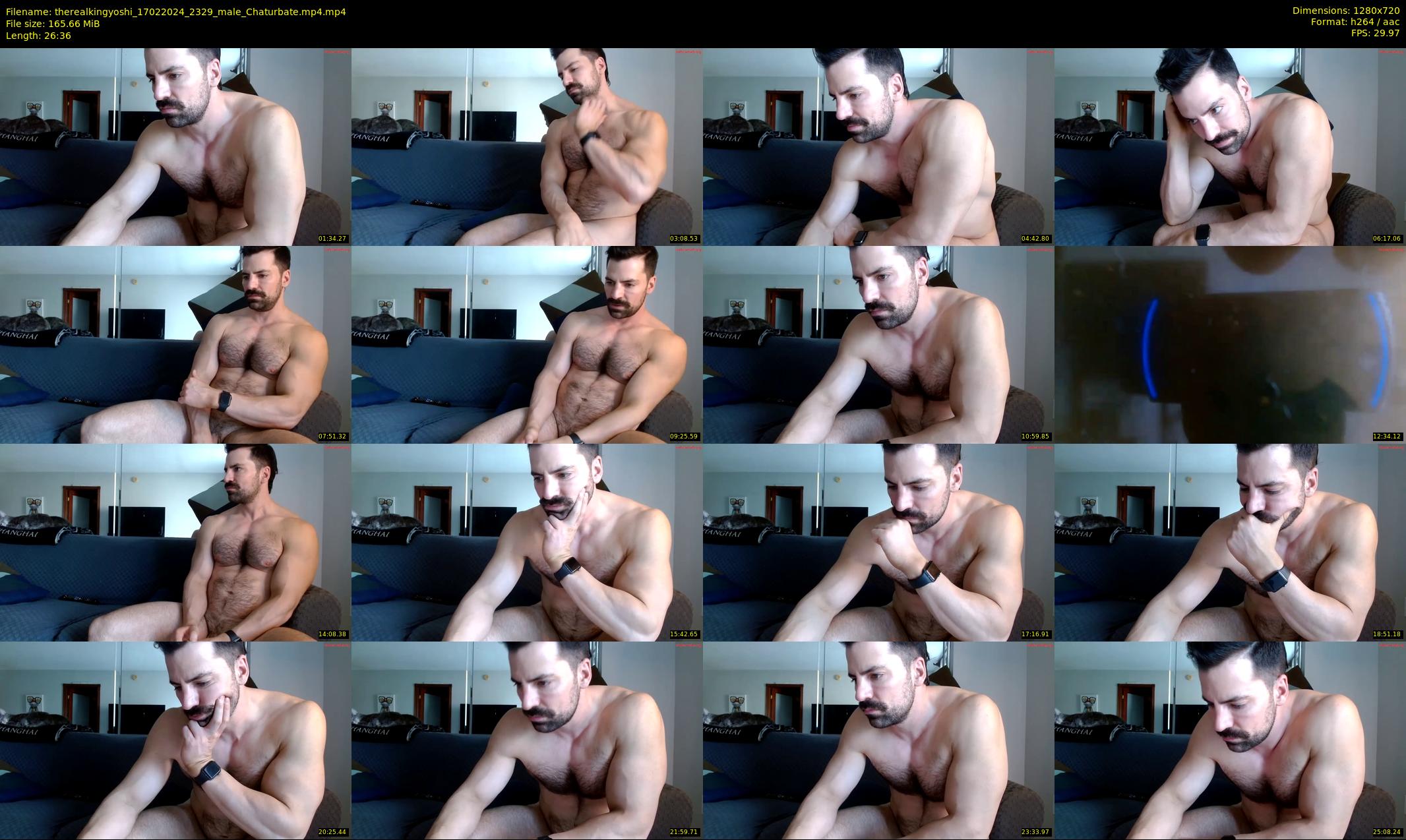 therealkingyoshi — 27 minute Chaturbate male cam show recording, 720p, Feb 17, 2024