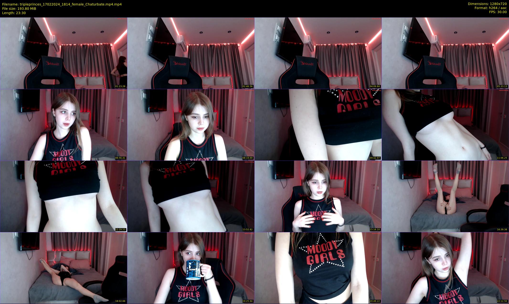 tripleprinces — 24 minute Chaturbate female cam show recording, 720p, Feb 17, 2024