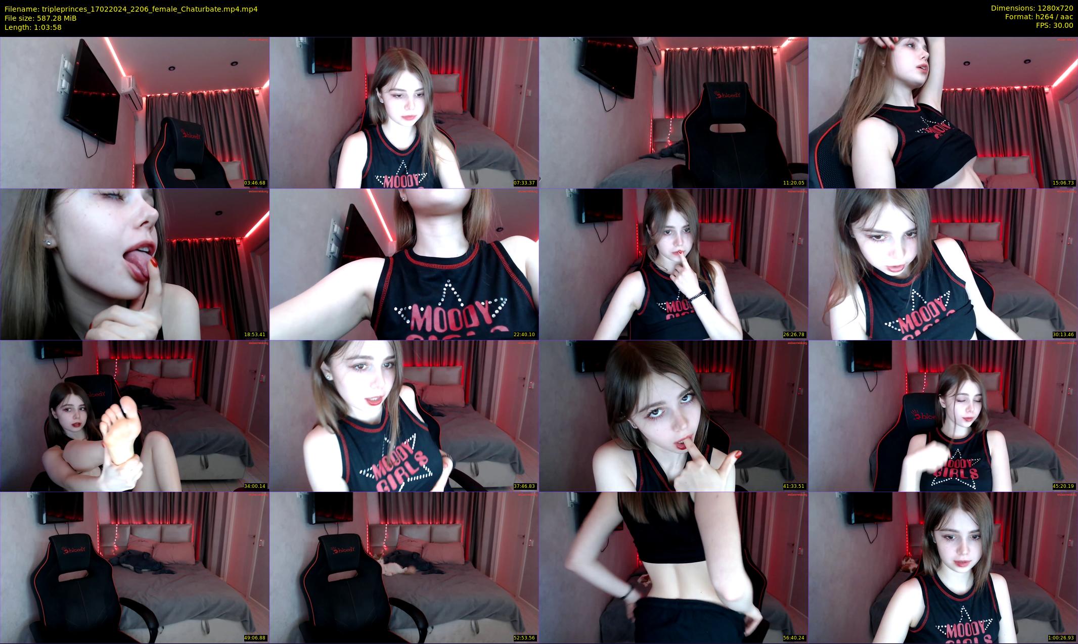 tripleprinces — 64 minute Chaturbate female cam show recording, 720p, Feb 17, 2024
