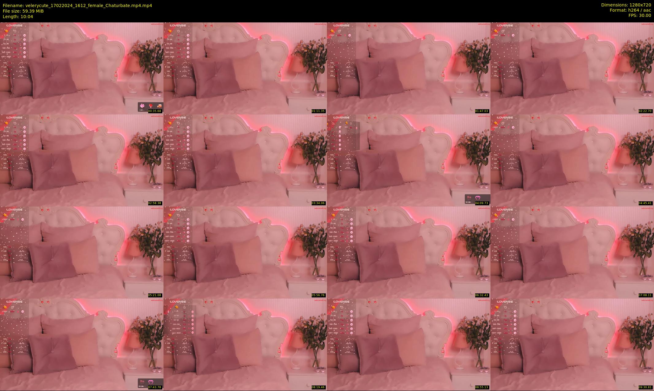 velerycute — 11 minute Chaturbate female cam show recording, 720p, Feb 17, 2024