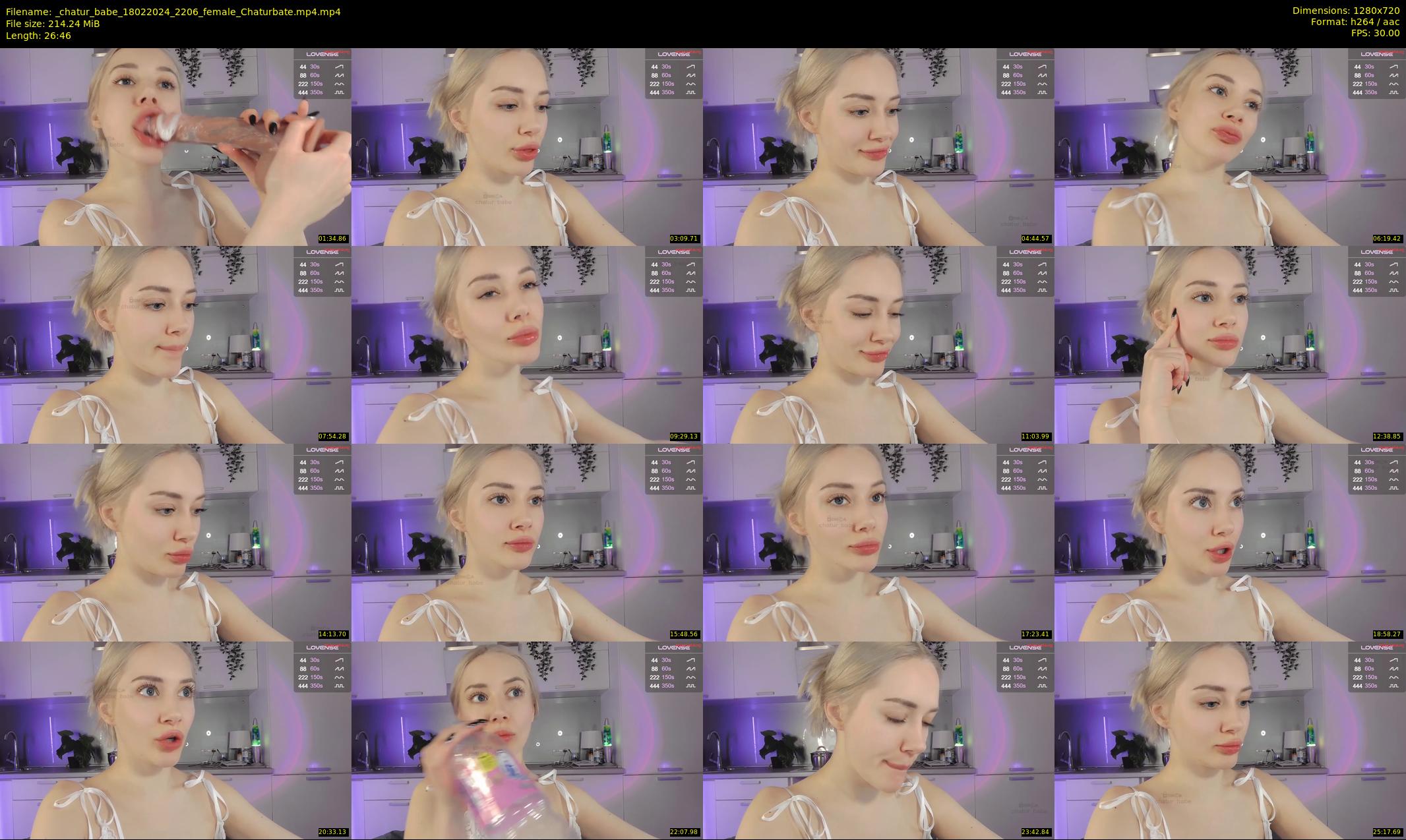 _chatur_babe — 27 minute Chaturbate female cam show recording, 720p, Feb 18, 2024