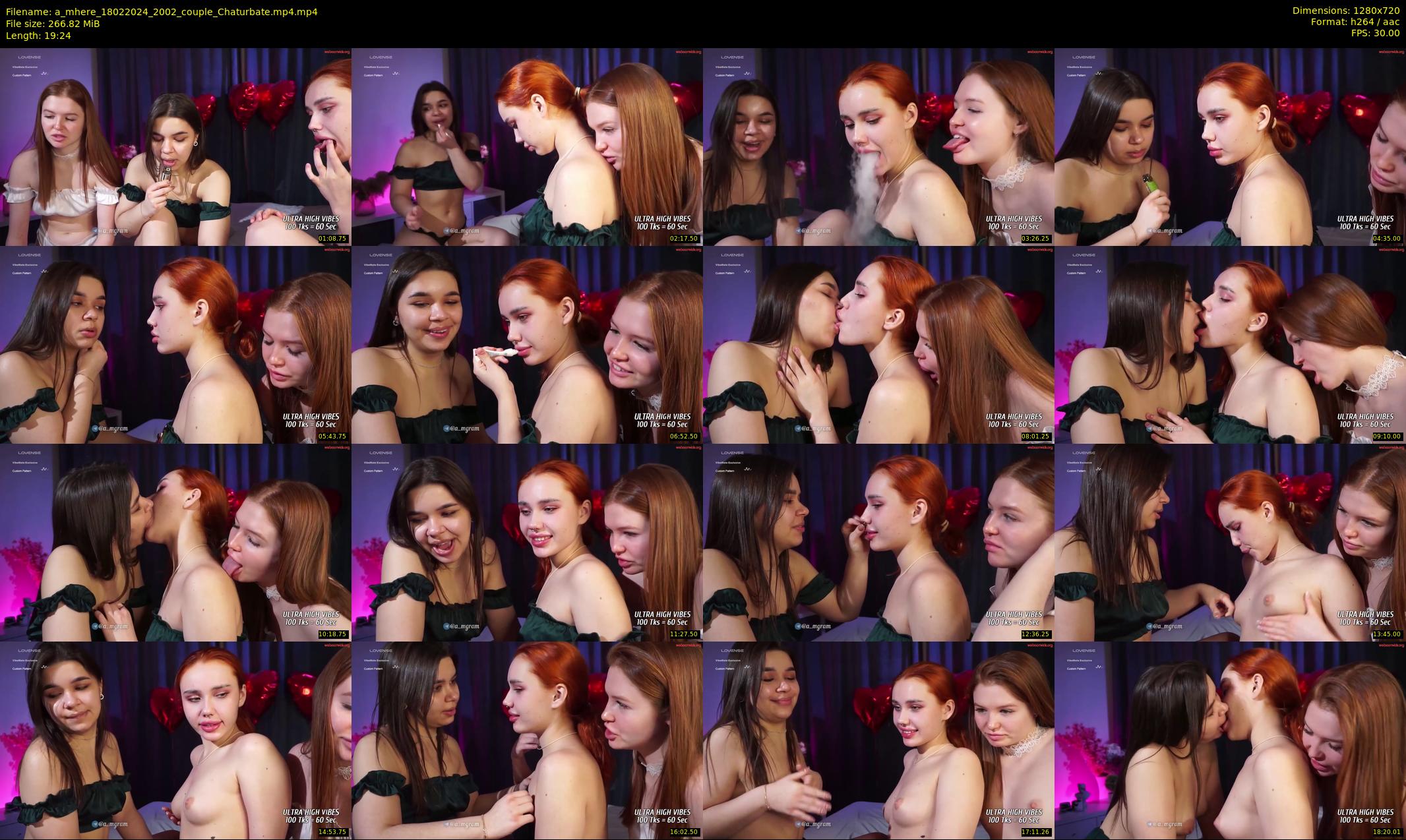 a_mhere — 20 minute Chaturbate couple cam show recording, 720p, Feb 18, 2024