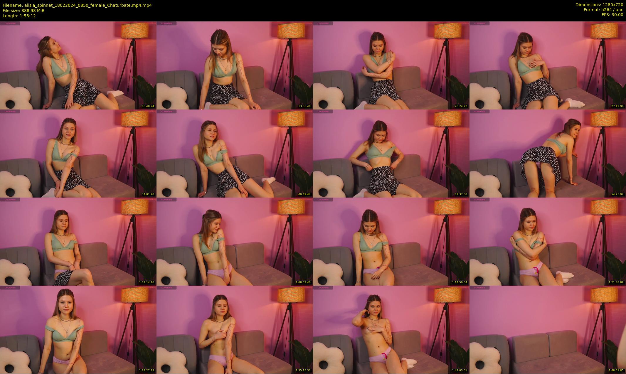 alisia_spinnet — 116 minute Chaturbate female cam show recording, 720p, Feb 18, 2024