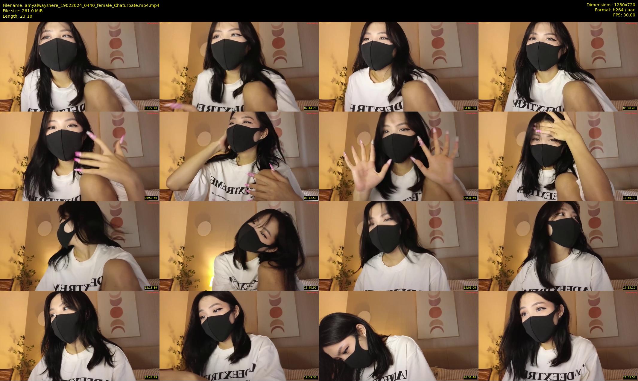 amyalwayshere — 24 minute Chaturbate female cam show recording, 720p, Feb 19, 2024