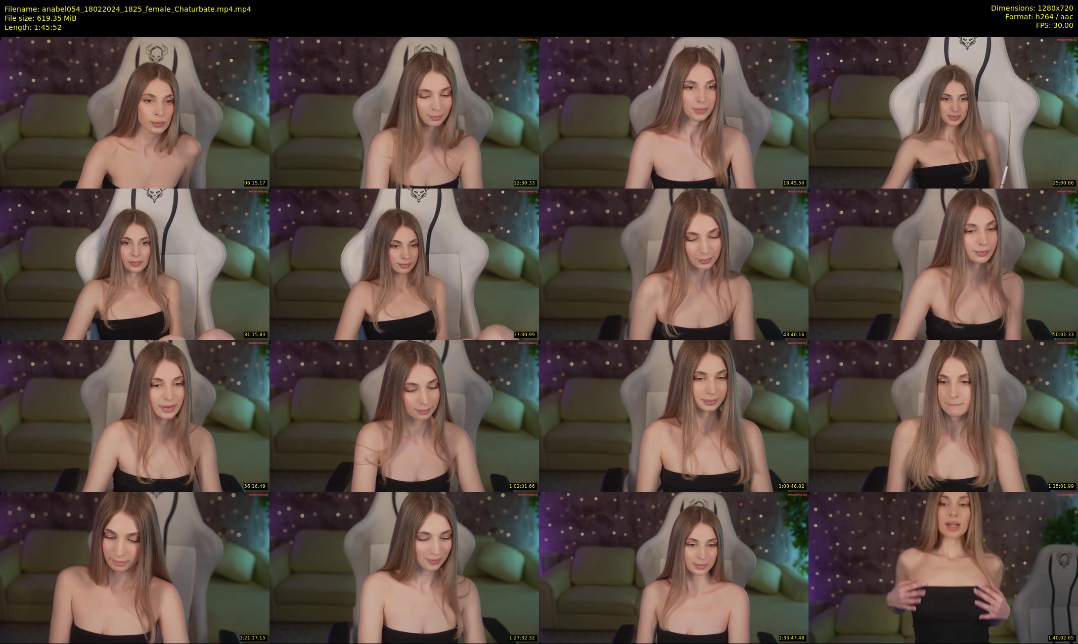 anabel054 — 106 minute Chaturbate female cam show recording, 720p, Feb 18, 2024