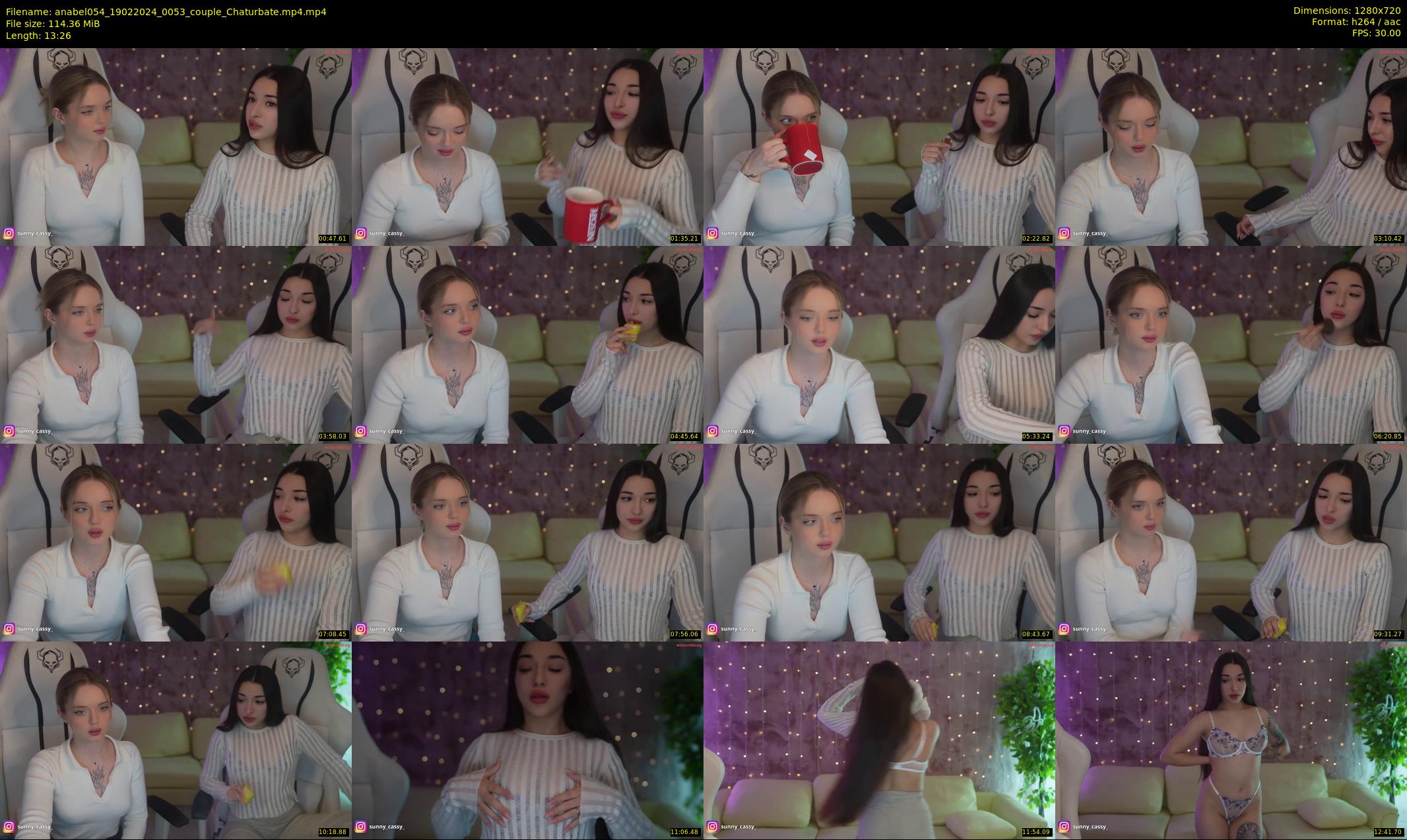 anabel054 — 14 minute Chaturbate female cam show recording, 720p, Feb 19, 2024