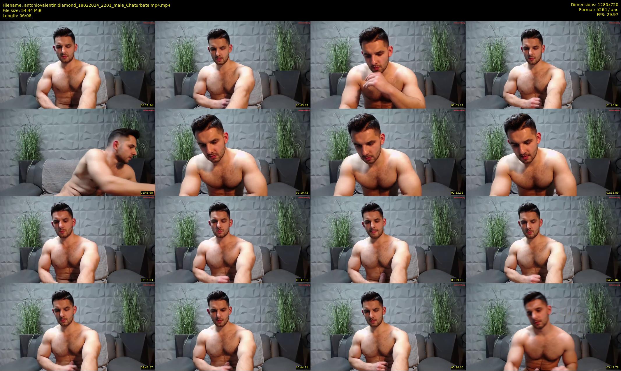 antoniovalentinidiamond — 7 minute Chaturbate male cam show recording, 720p, Feb 18, 2024