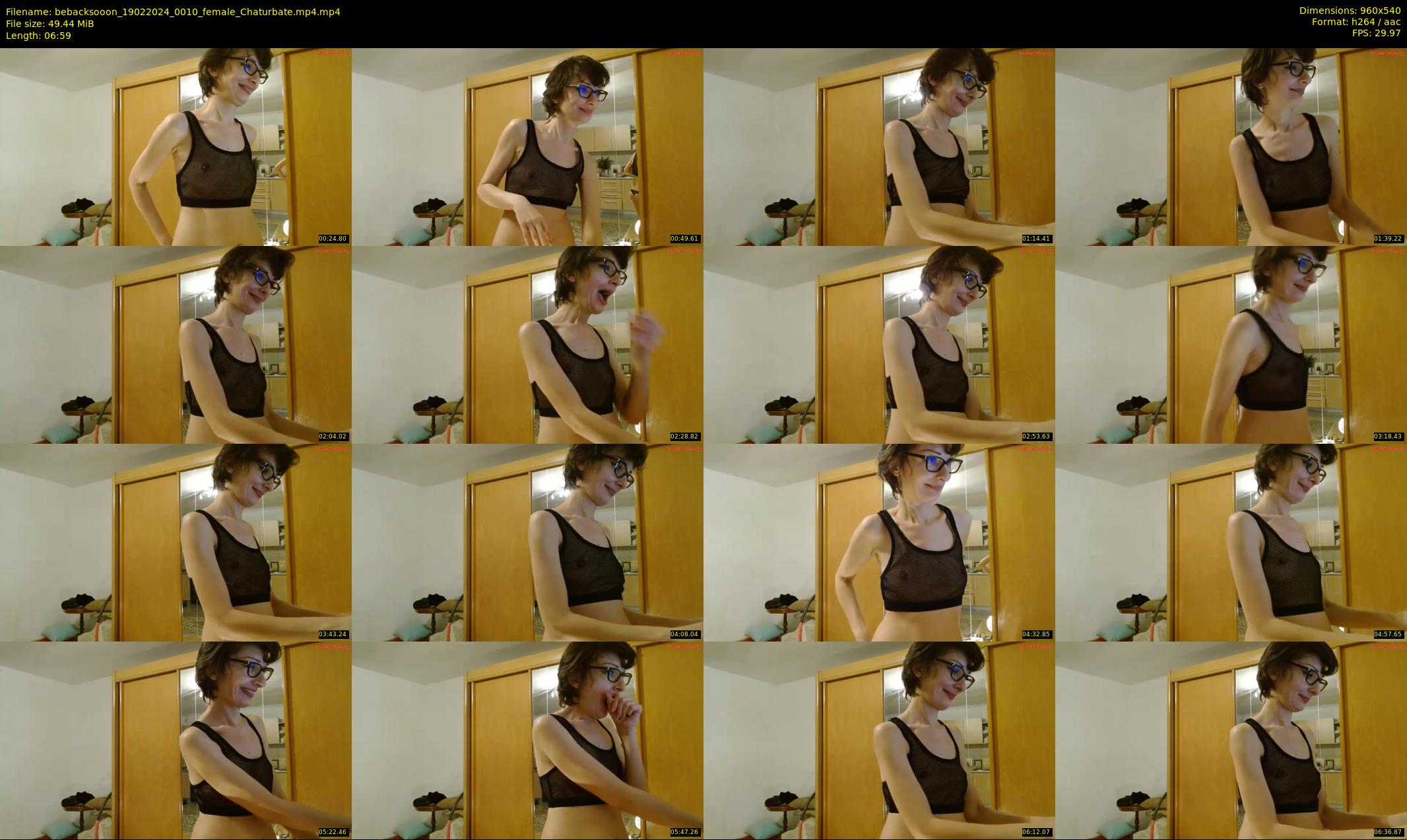 bebacksooon — 7 minute Chaturbate female cam show recording, 480p, Feb 19, 2024