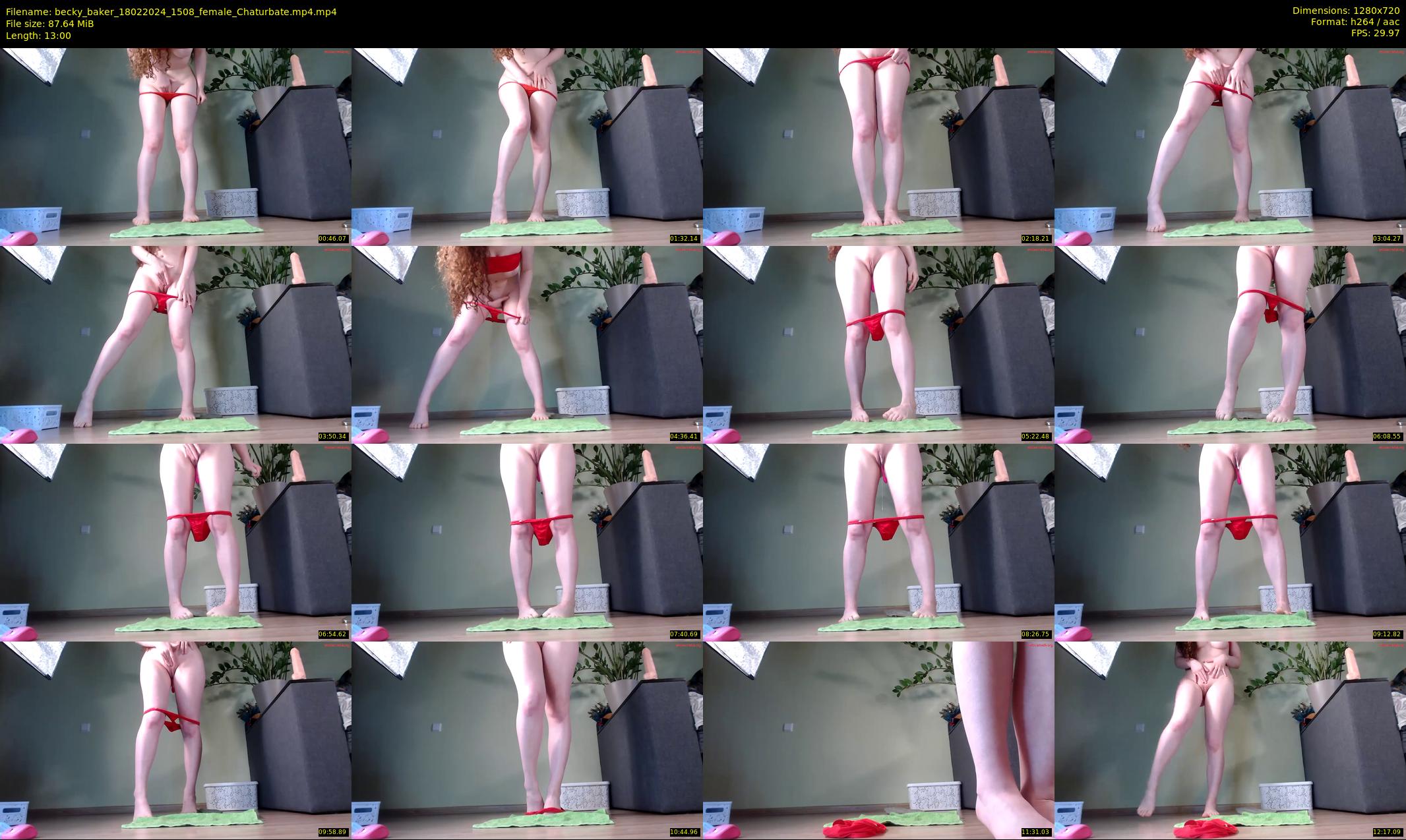 becky_baker — 13 minute Chaturbate female cam show recording, 720p, Feb 18, 2024