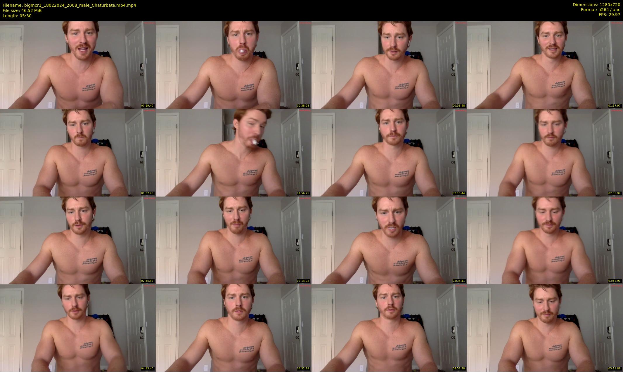 bigmcr1 — 6 minute Chaturbate male cam show recording, 720p, Feb 18, 2024