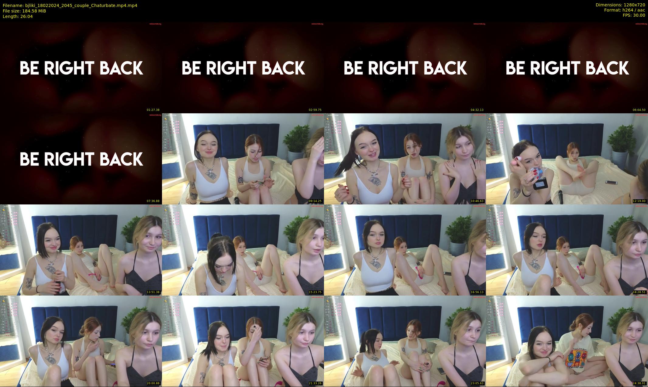 bjliki — 27 minute Chaturbate couple cam show recording, 720p, Feb 18, 2024