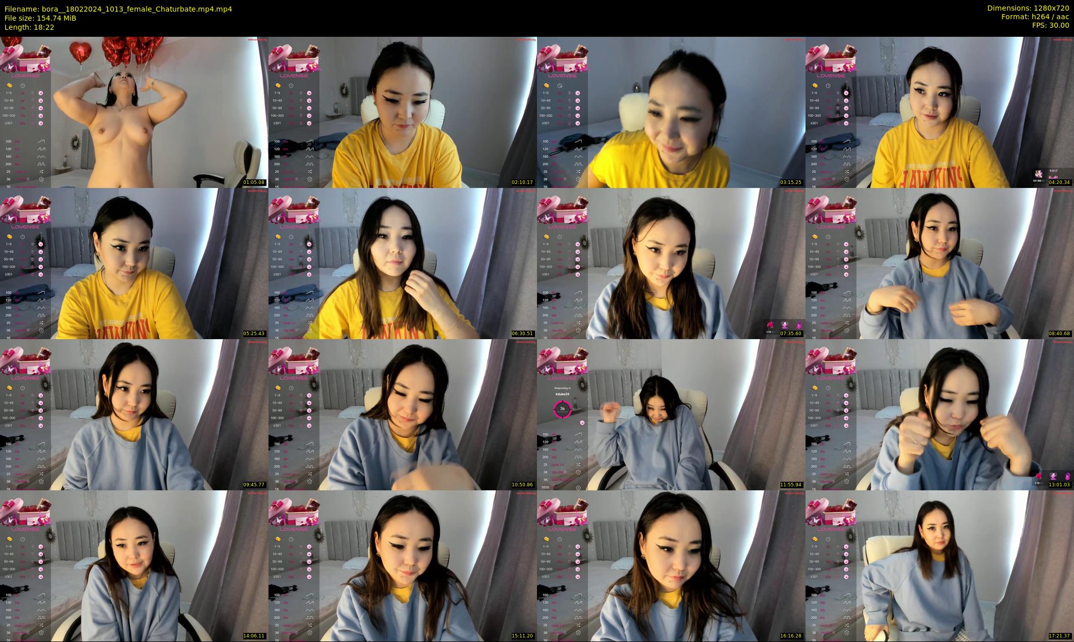 bora_ — 19 minute Chaturbate female cam show recording, 720p, Feb 18, 2024
