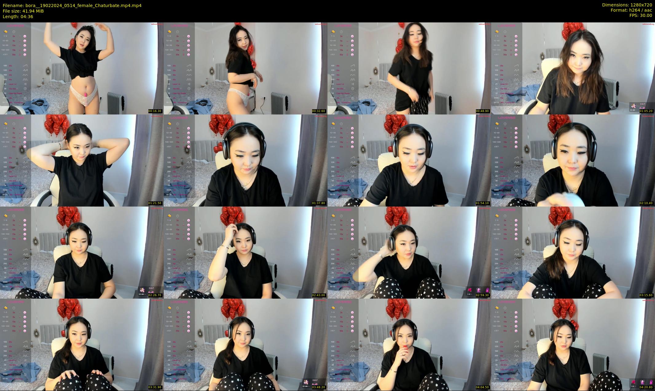 bora_ — 5 minute Chaturbate female cam show recording, 720p, Feb 19, 2024