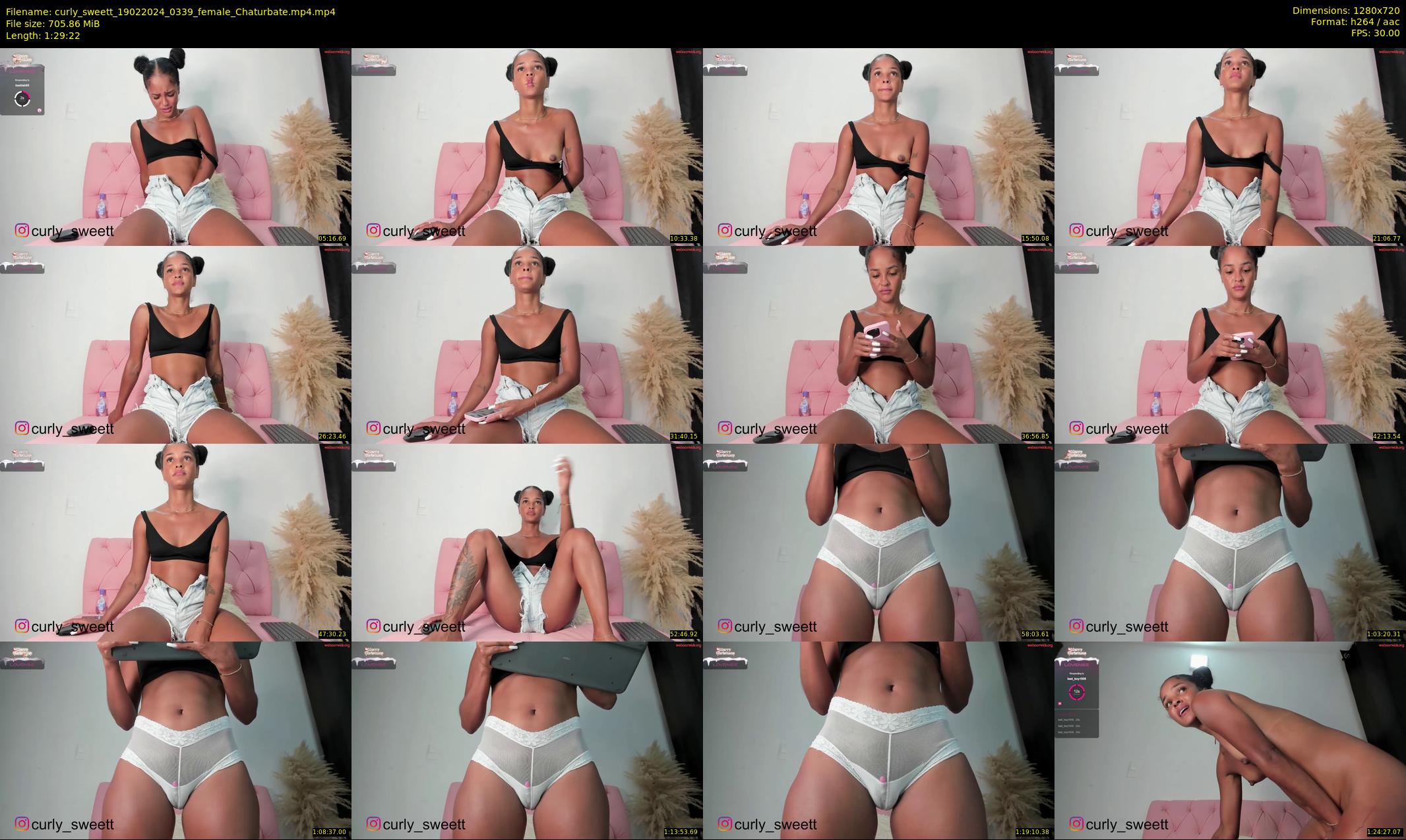 curly_sweett — 90 minute Chaturbate female cam show recording, 720p, Feb 19, 2024