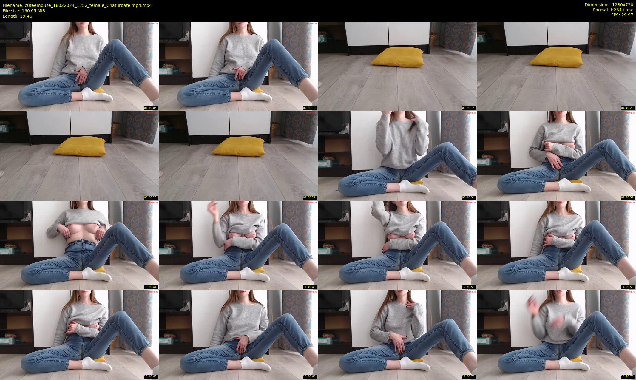 cuteemouse — 20 minute Chaturbate female cam show recording, 720p, Feb 18, 2024