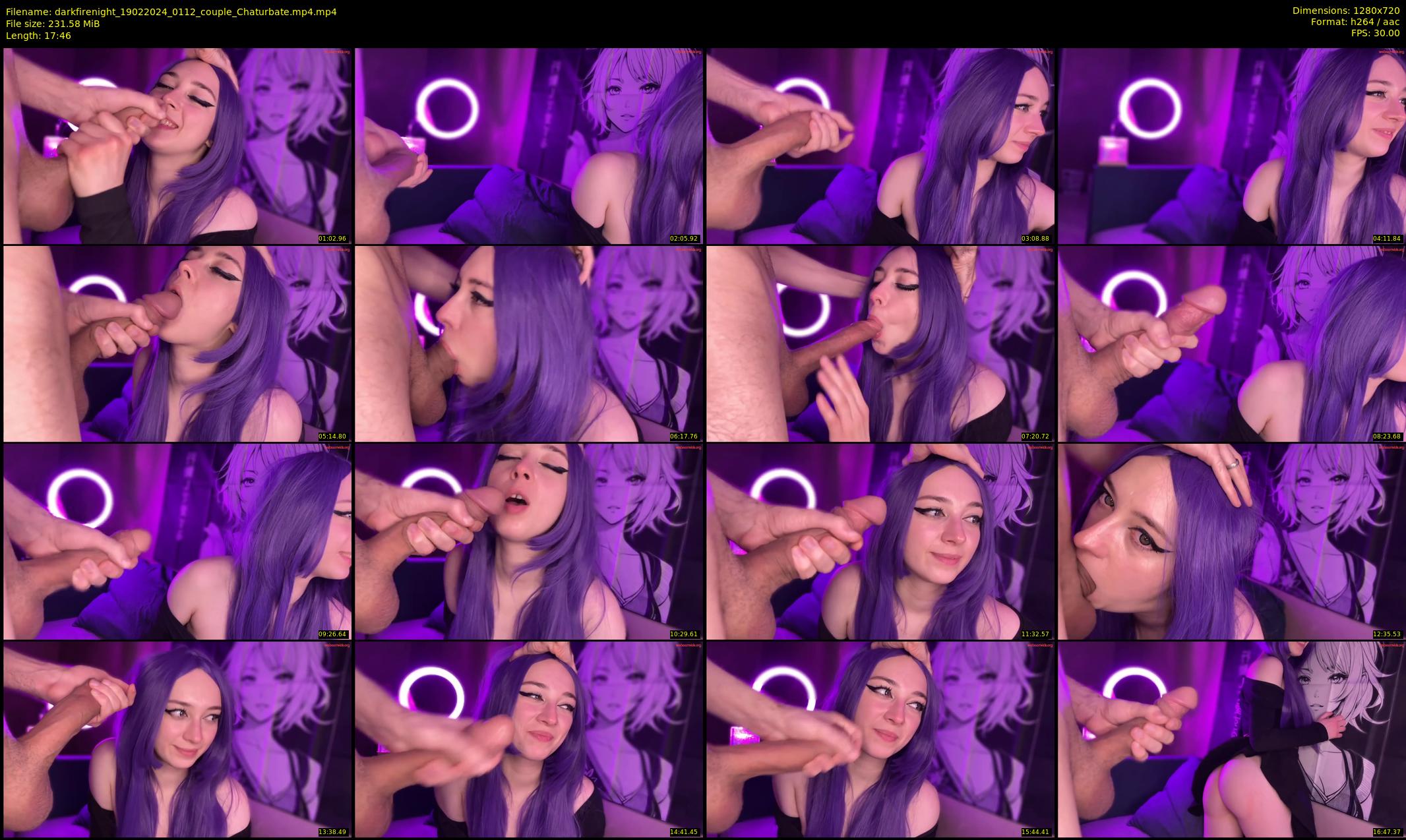 darkfirenight — 18 minute Chaturbate couple cam show recording, 720p, Feb 19, 2024