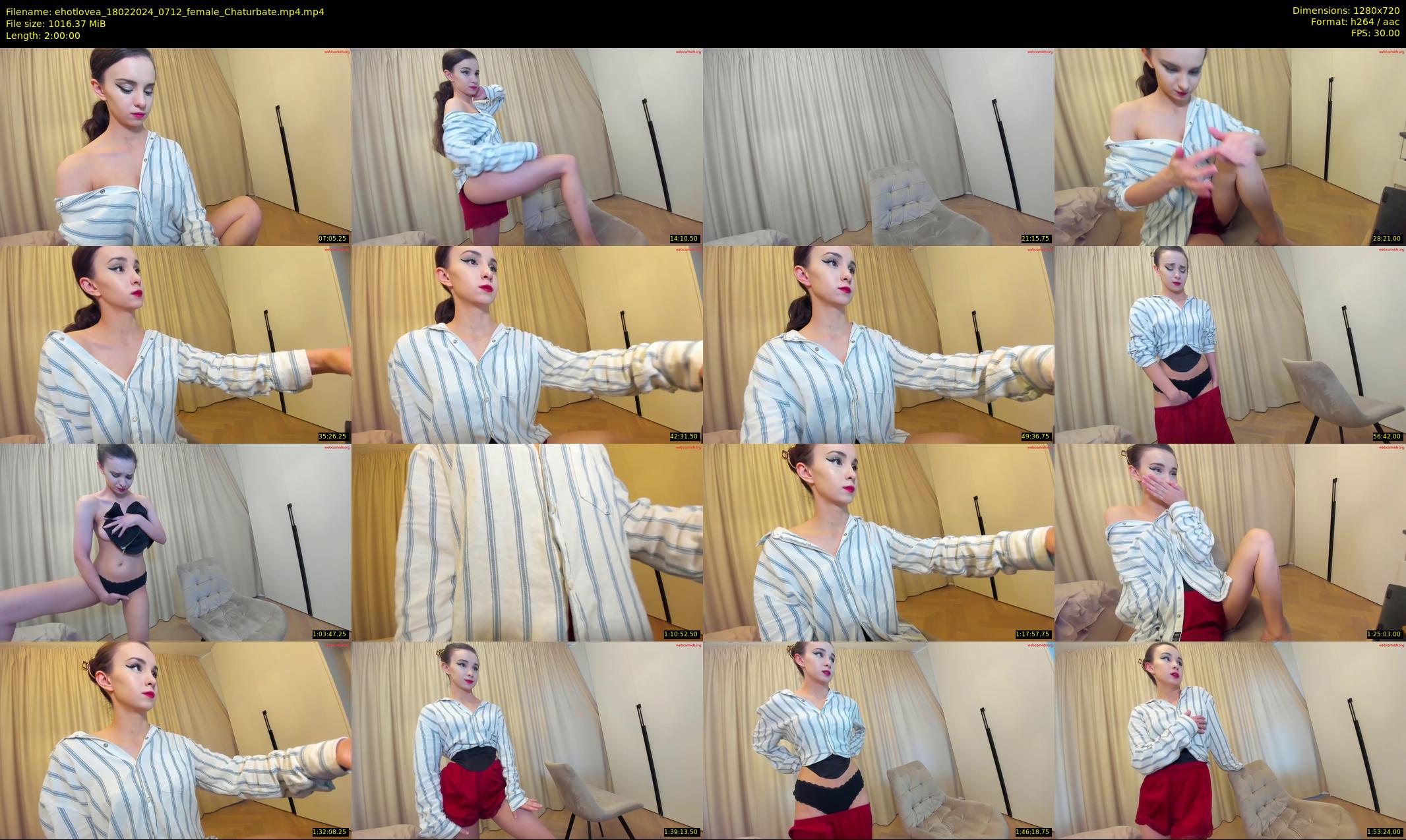 ehotlovea — 120 minute Chaturbate female cam show recording, 720p, Feb 18, 2024
