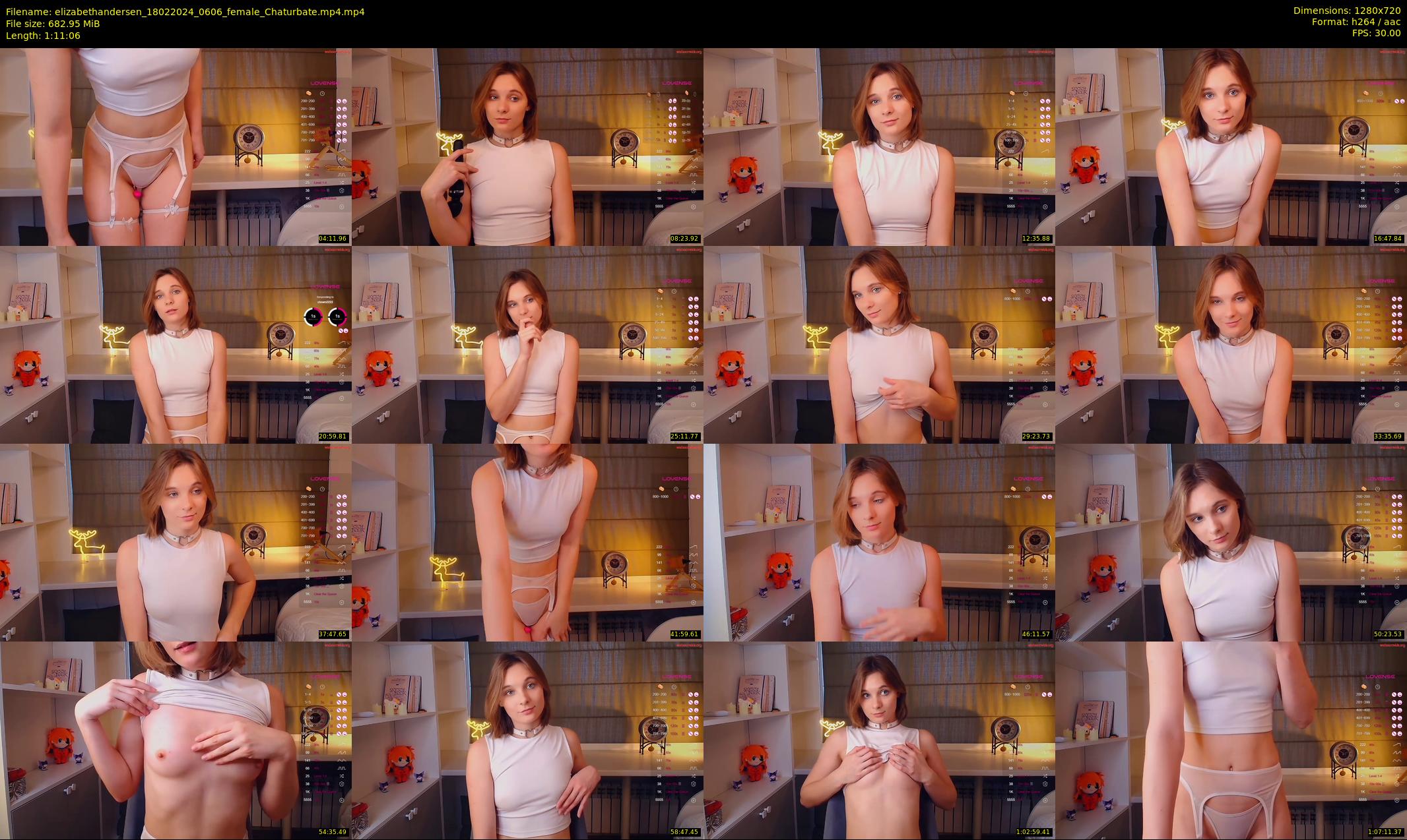 elizabethandersen — 72 minute Chaturbate female cam show recording, 720p, Feb 18, 2024