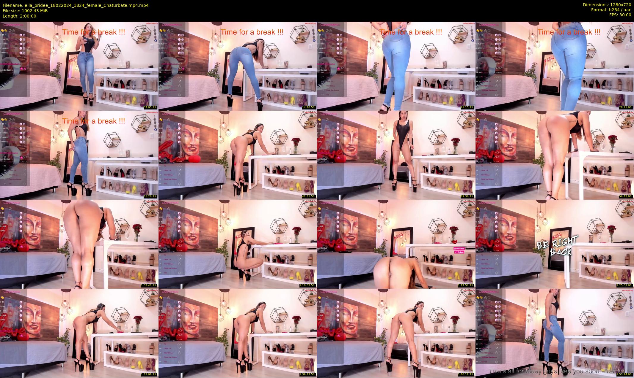 ella_pridee — 120 minute Chaturbate female cam show recording, 720p, Feb 18, 2024