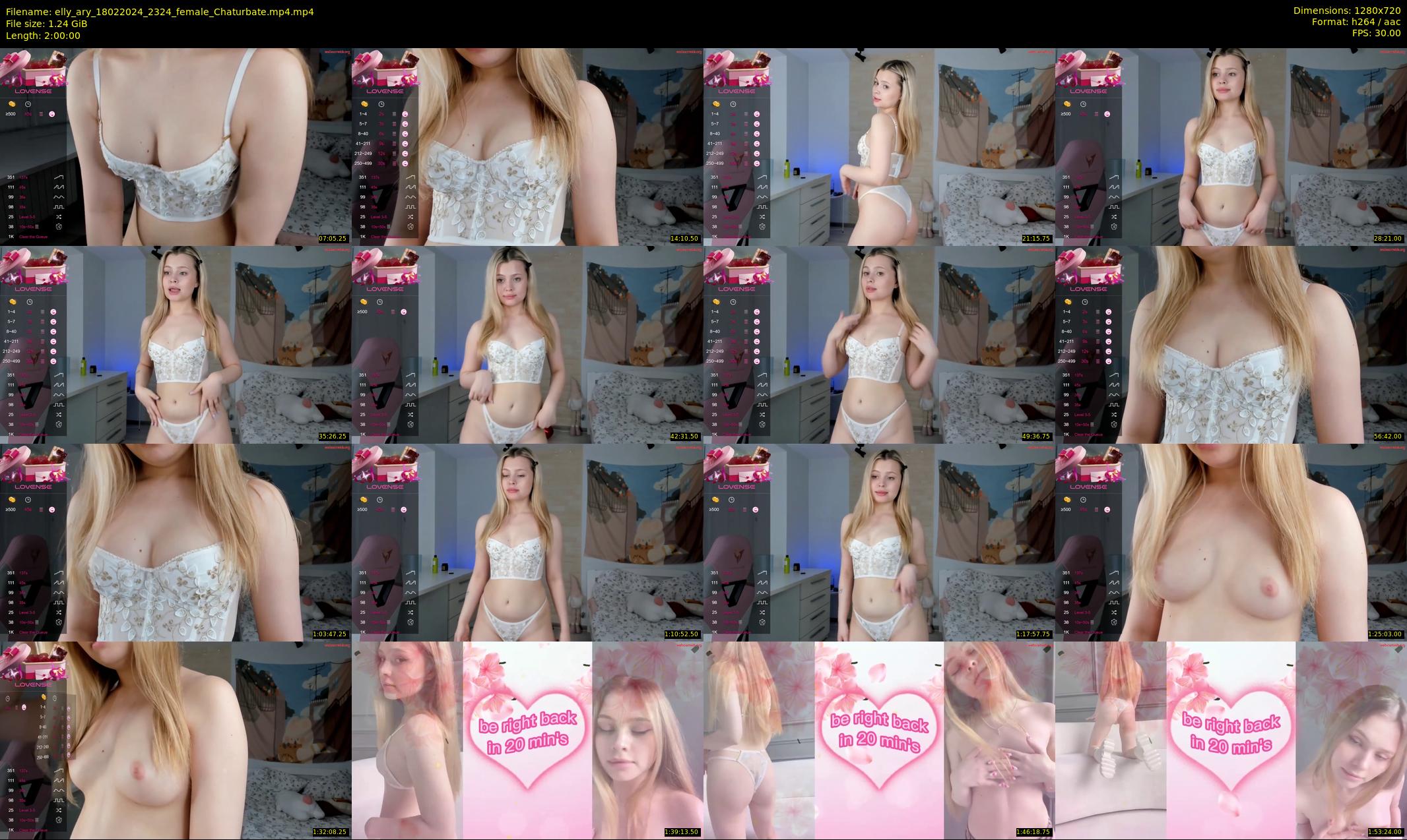 elly_ary — 120 minute Chaturbate female cam show recording, 720p, Feb 18, 2024