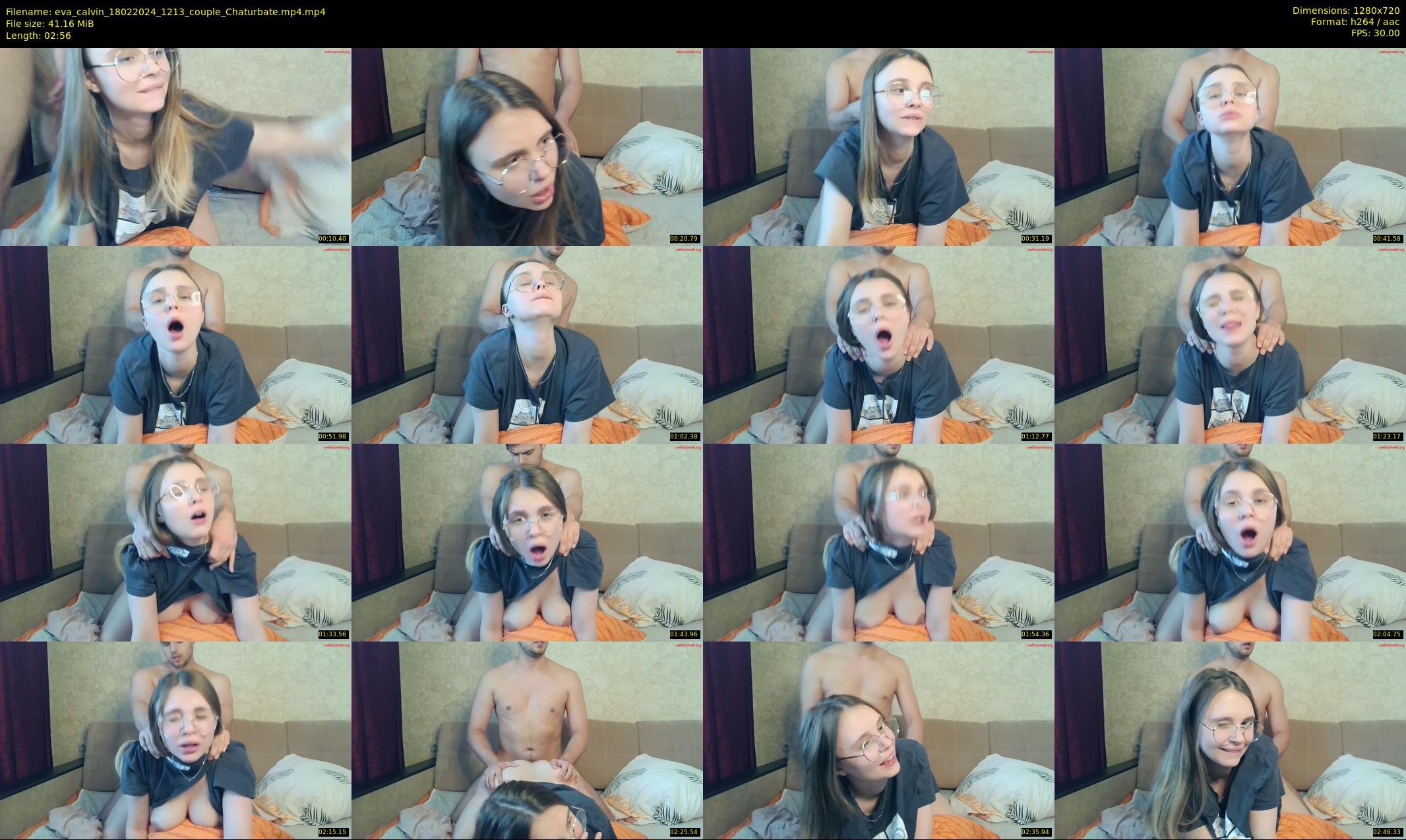 eva_calvin — 3 minute Chaturbate couple cam show recording, 720p, Feb 18, 2024