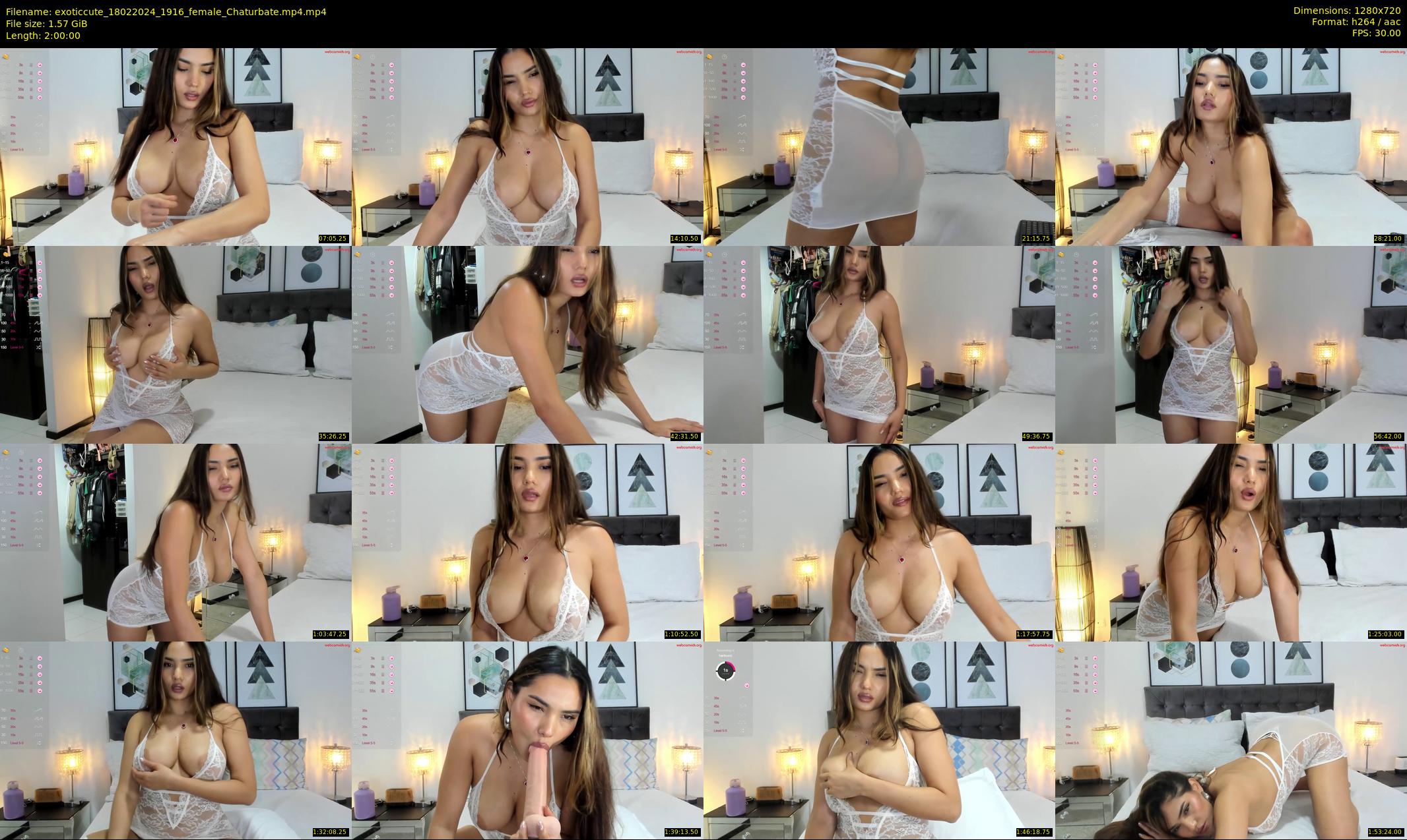 exoticcute — 120 minute Chaturbate female cam show recording, 720p, Feb 18, 2024