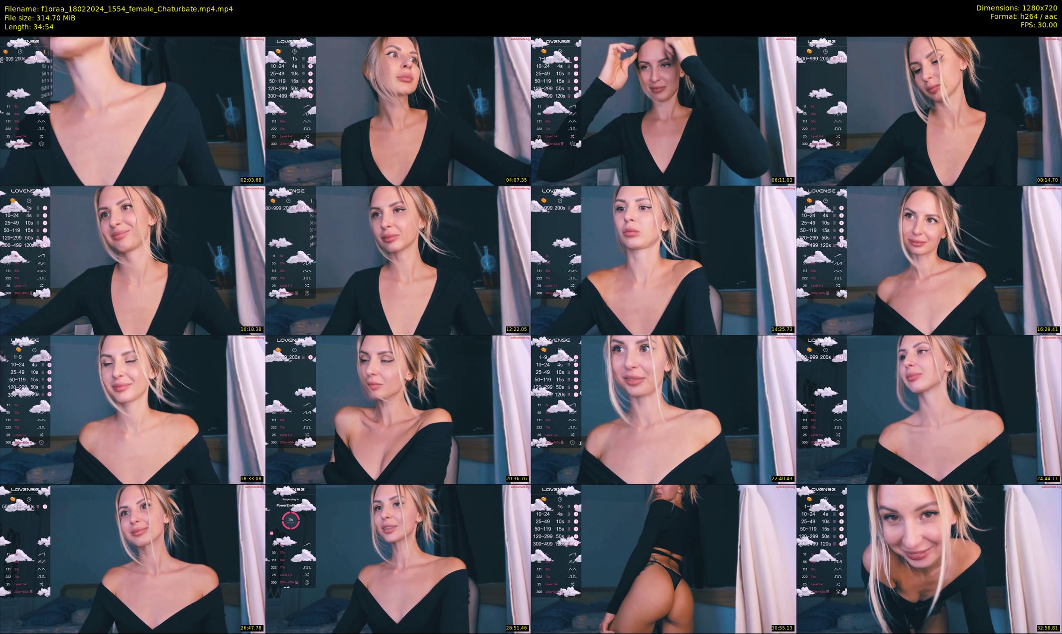 f1oraa — 35 minute Chaturbate female cam show recording, 720p, Feb 18, 2024