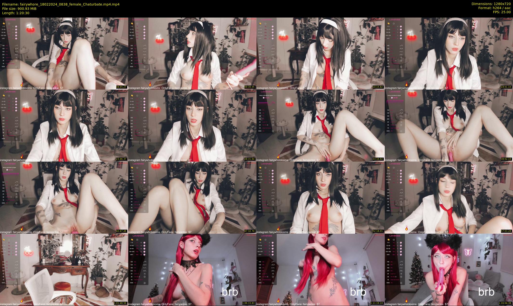 fairywhore — 81 minute Chaturbate female cam show recording, 720p, Feb 18, 2024
