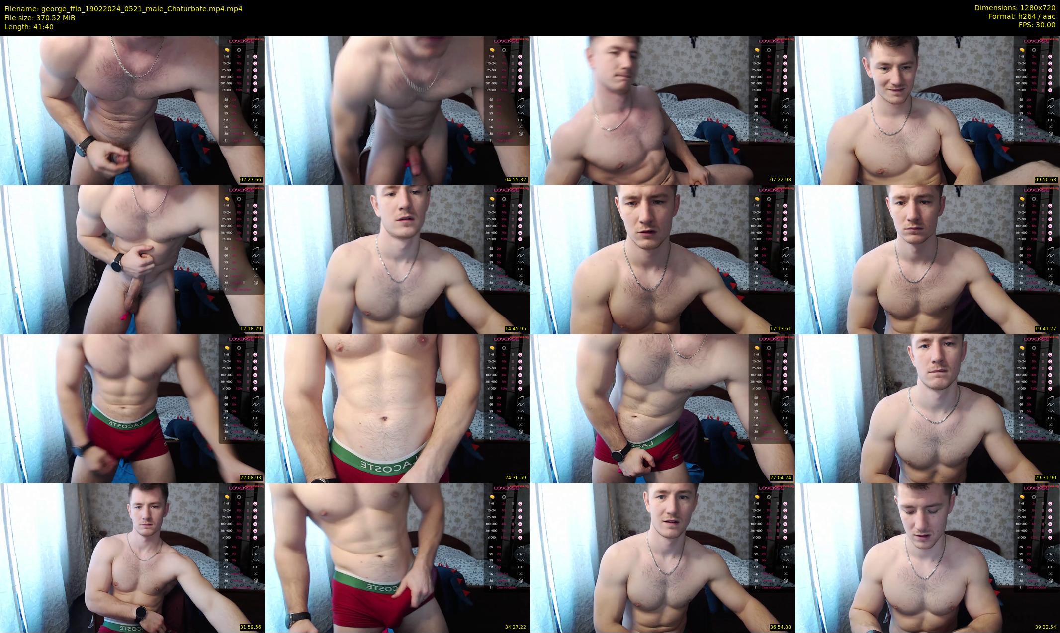 george_fflo — 42 minute Chaturbate male cam show recording, 720p, Feb 19, 2024