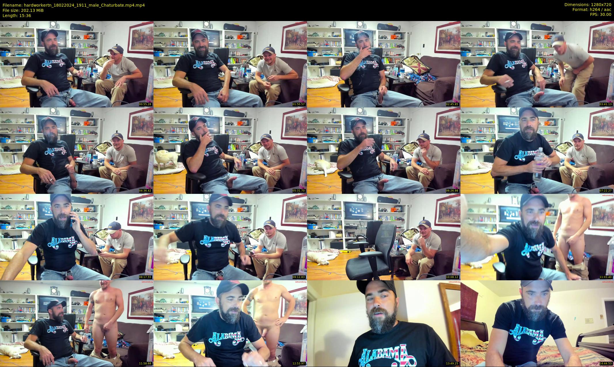 hardworkertn — 16 minute Chaturbate male cam show recording, 720p, Feb 18, 2024