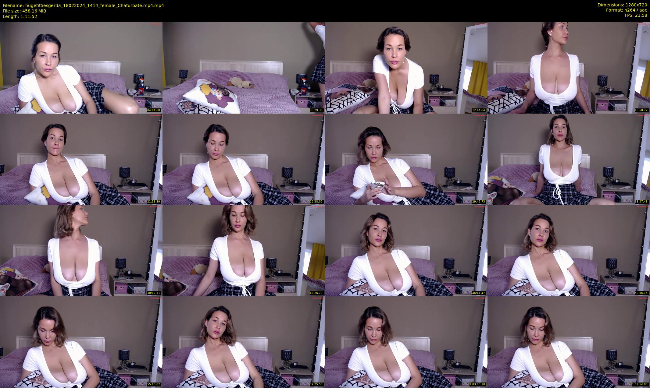 hugetittiesgerda — 72 minute Chaturbate female cam show recording, 720p, Feb 18, 2024