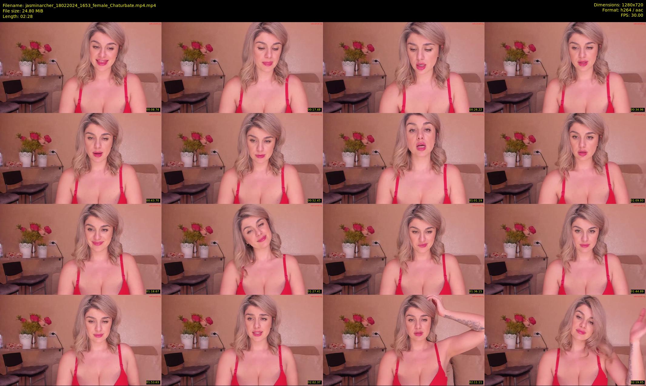 jasminarcher — 3 minute Chaturbate female cam show recording, 720p, Feb 18, 2024