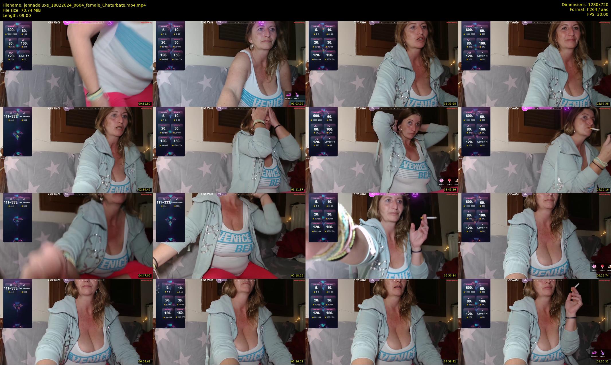jennadeluxe — 9 minute Chaturbate female cam show recording, 720p, Feb 18, 2024