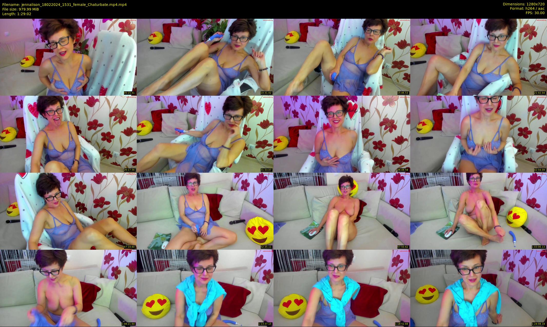 jennalison — 90 minute Chaturbate female cam show recording, 720p, Feb 18, 2024