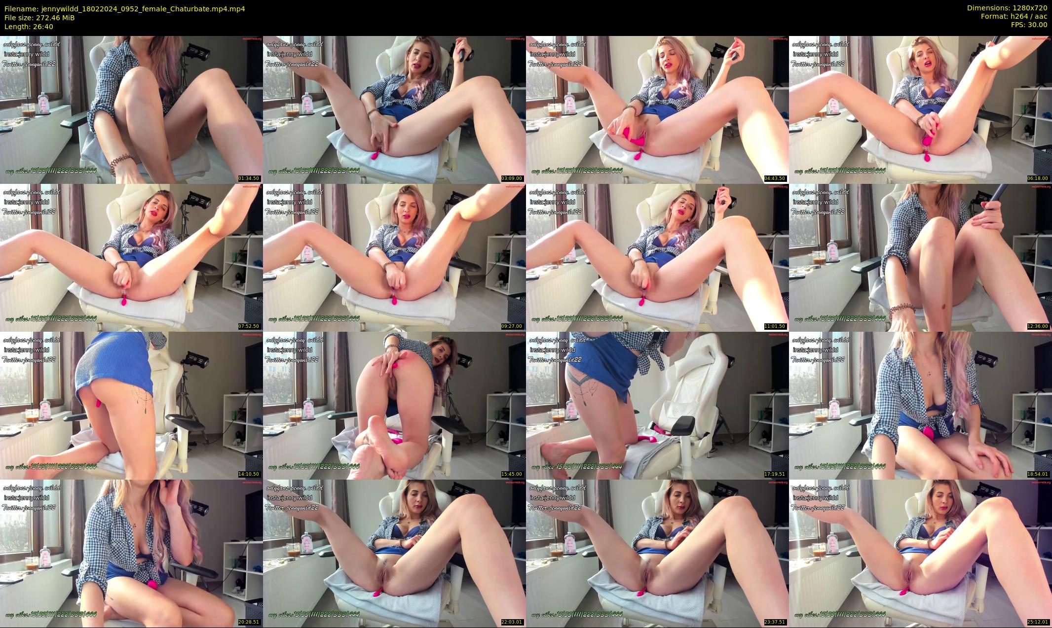 jennywildd — 27 minute Chaturbate female cam show recording, 720p, Feb 18, 2024
