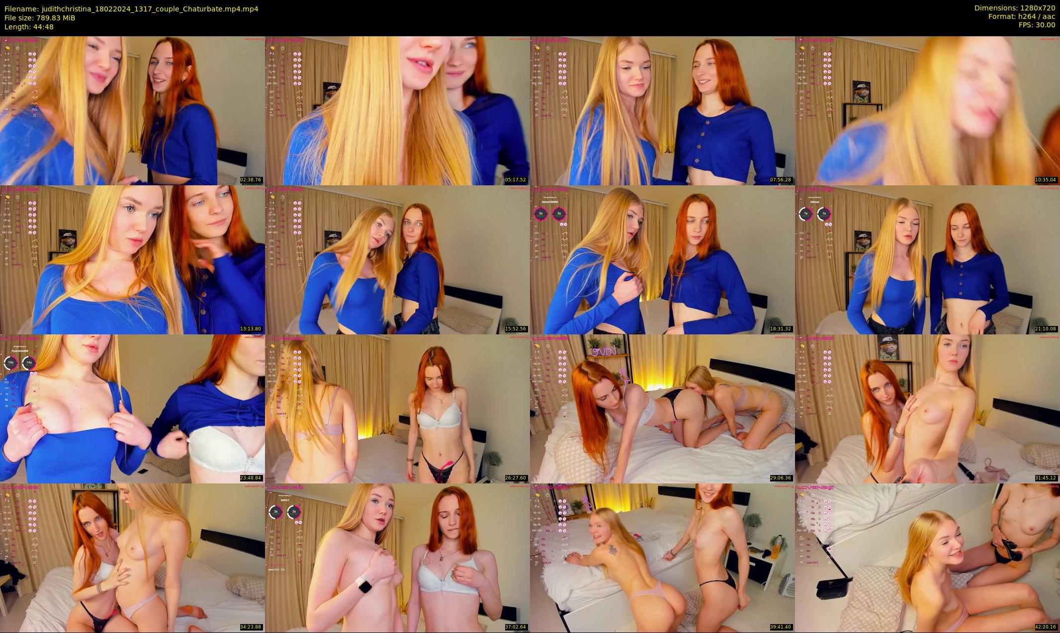 judithchristina — 45 minute Chaturbate female cam show recording, 720p, Feb 18, 2024