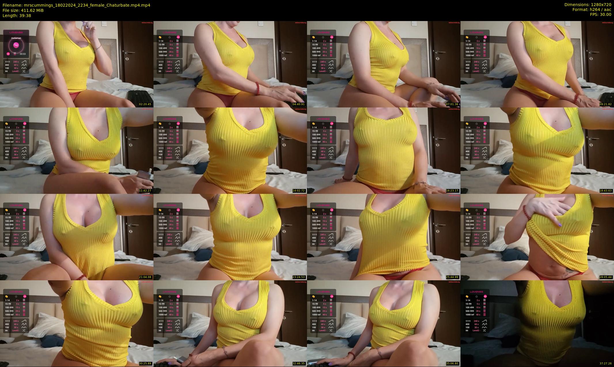 mrscummings — 40 minute Chaturbate female cam show recording, 720p, Feb 18, 2024