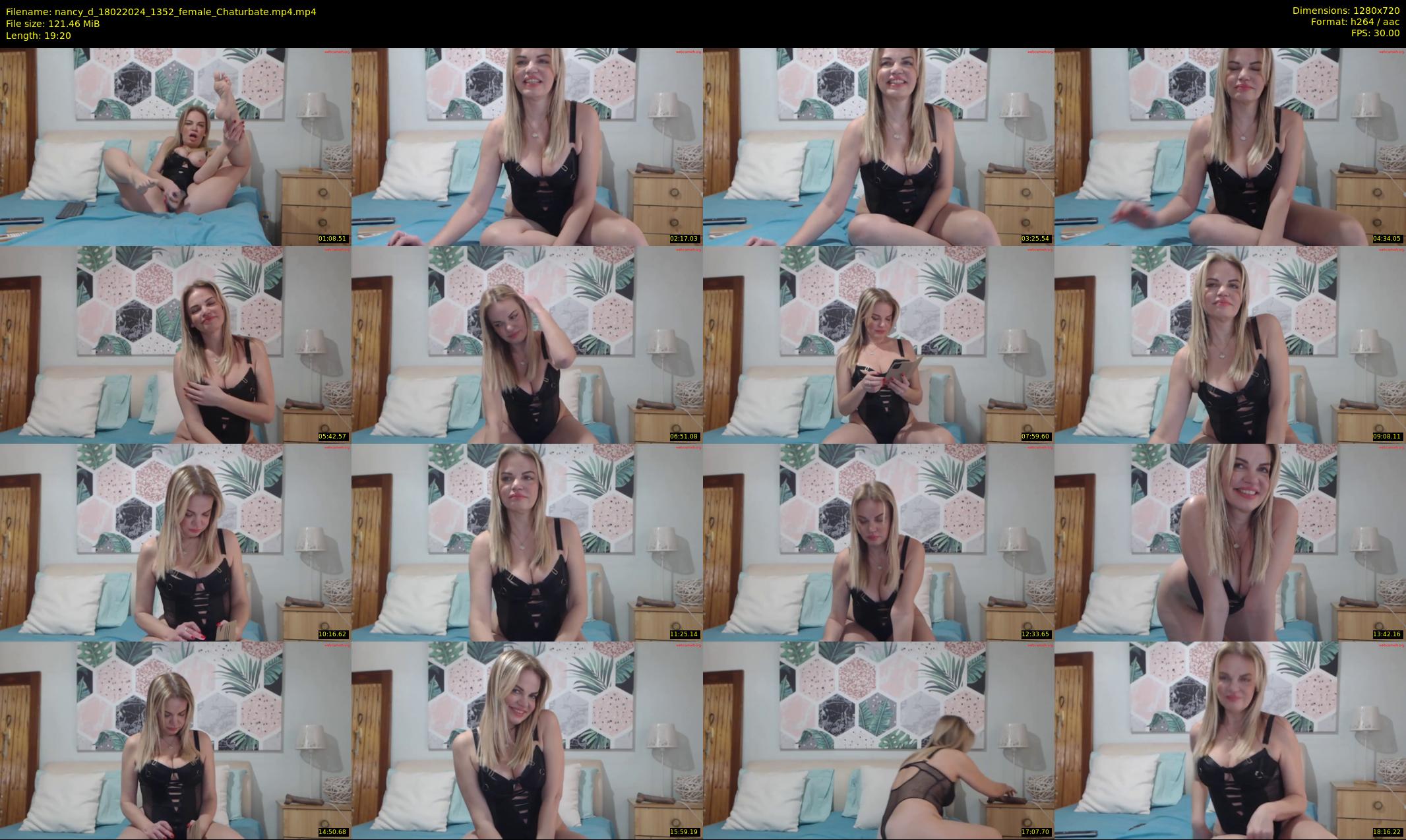 nancy_d — 20 minute Chaturbate female cam show recording, 720p, Feb 18, 2024
