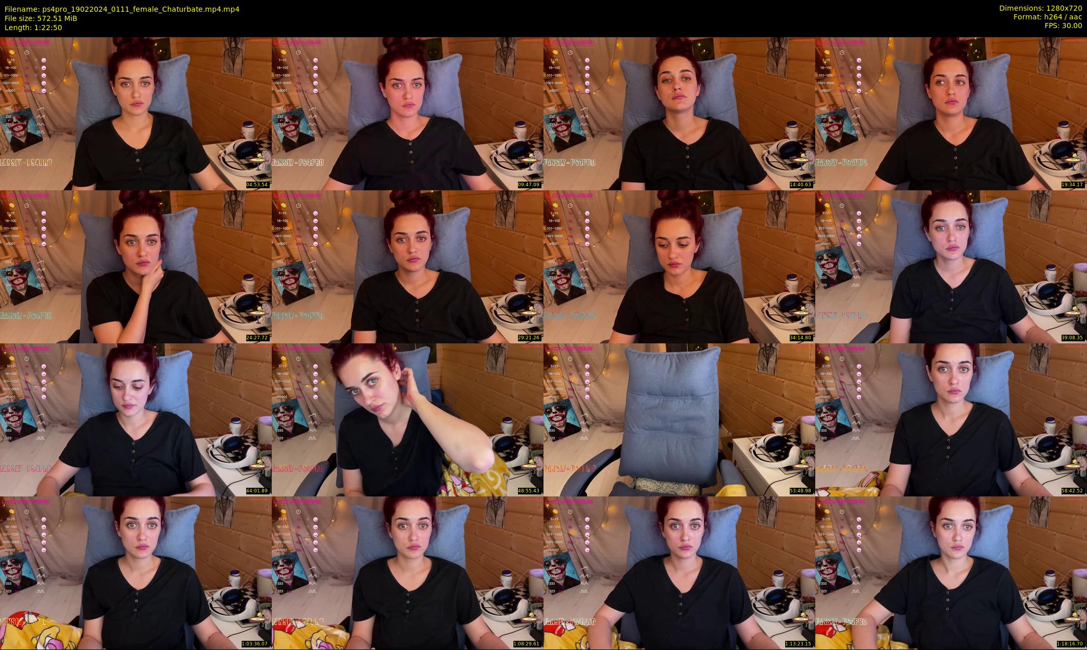 ps4pro — 83 minute Chaturbate female cam show recording, 720p, Feb 19, 2024