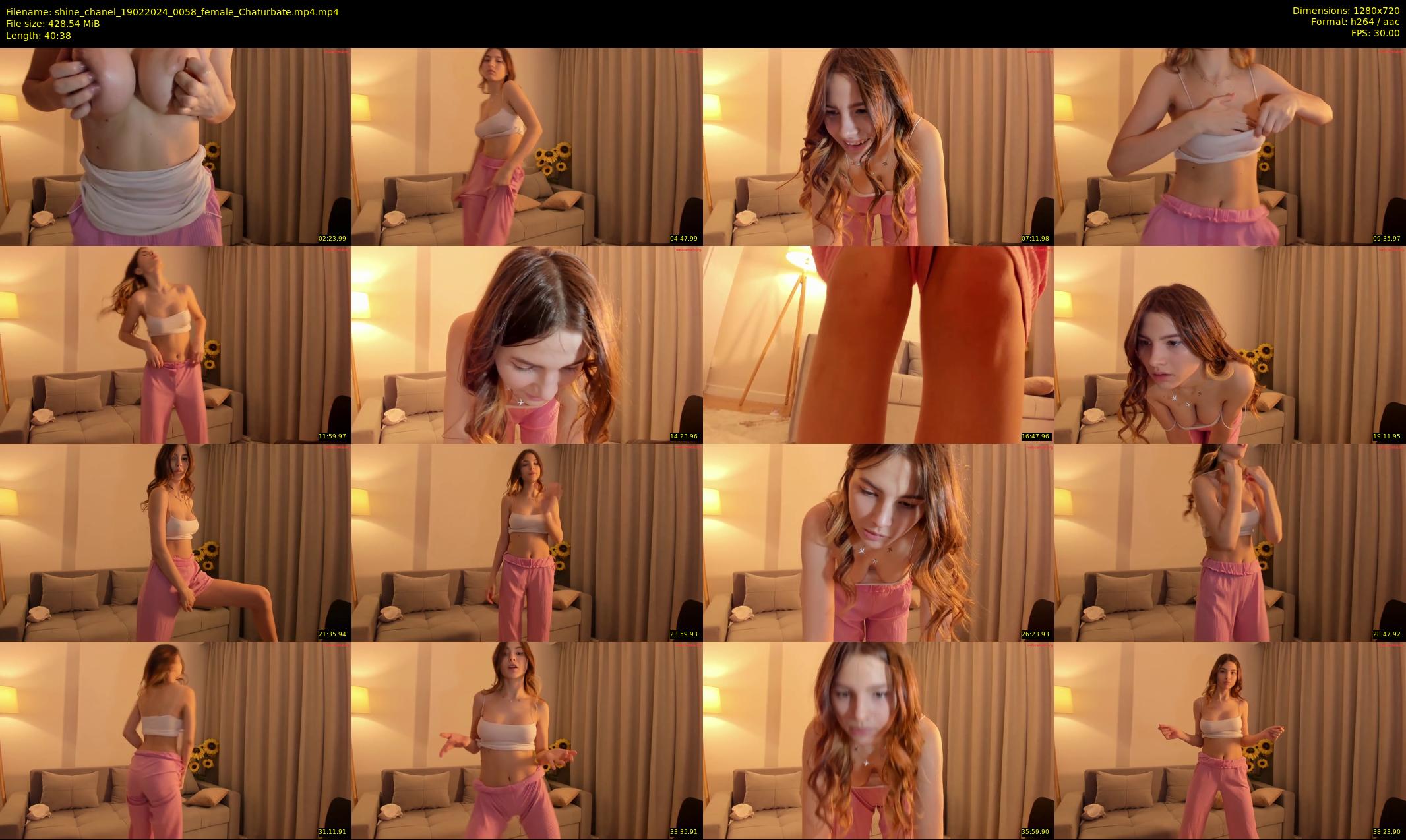 shine_chanel — 41 minute Chaturbate female cam show recording, 720p, Feb 19, 2024