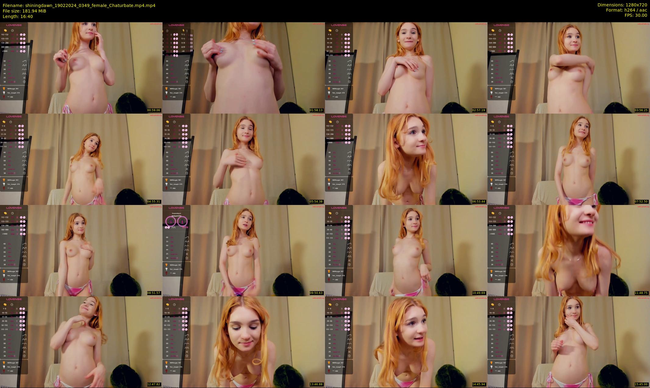 shiningdawn — 17 minute Chaturbate female cam show recording, 720p, Feb 19, 2024
