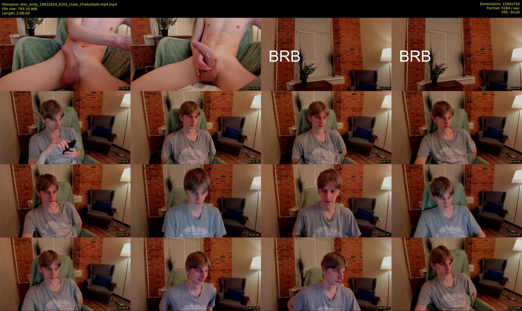 slim_andy — 120 minute Chaturbate male cam show recording, 720p, Feb 19, 2024