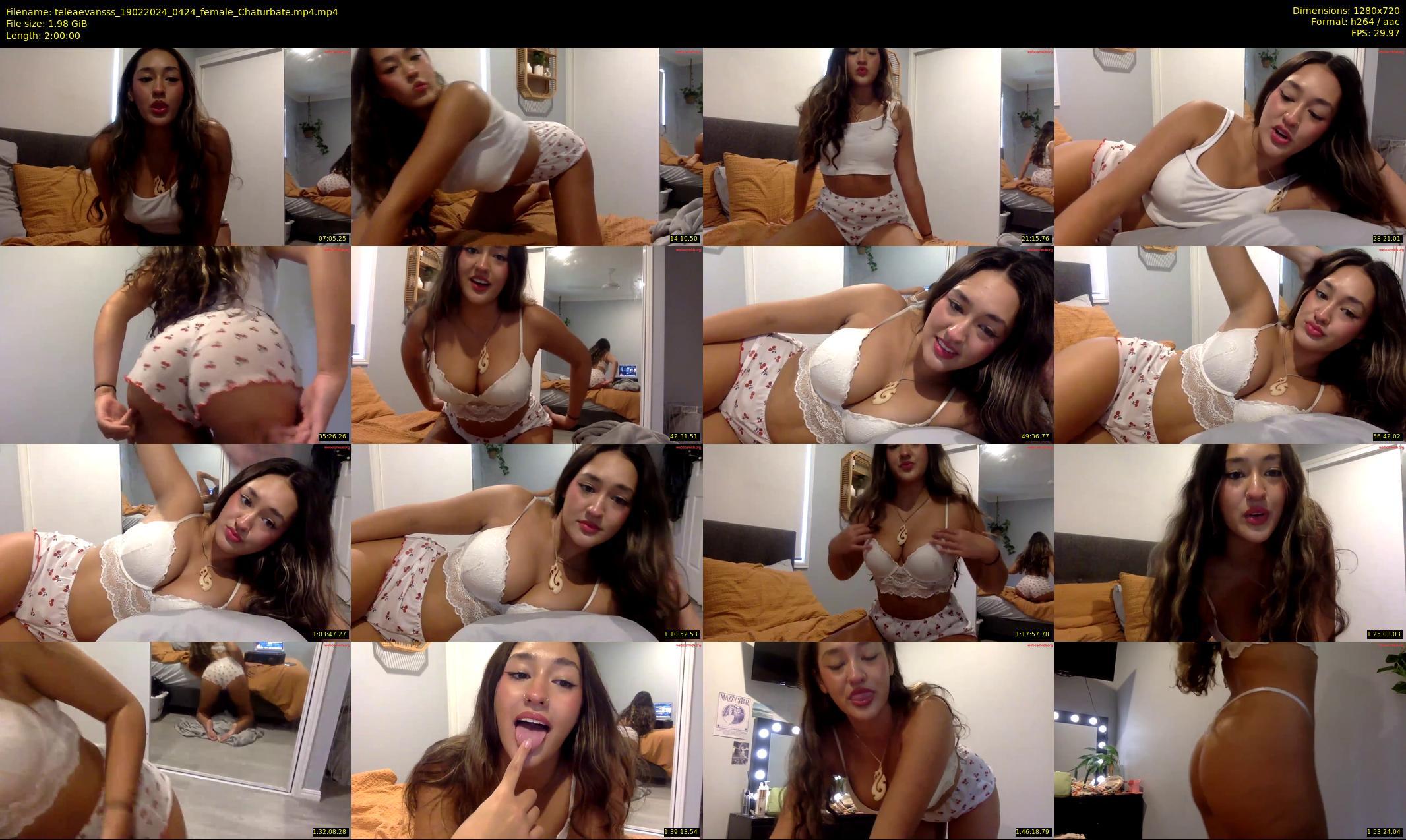 teleaevansss — 120 minute Chaturbate female cam show recording, 720p, Feb 19, 2024