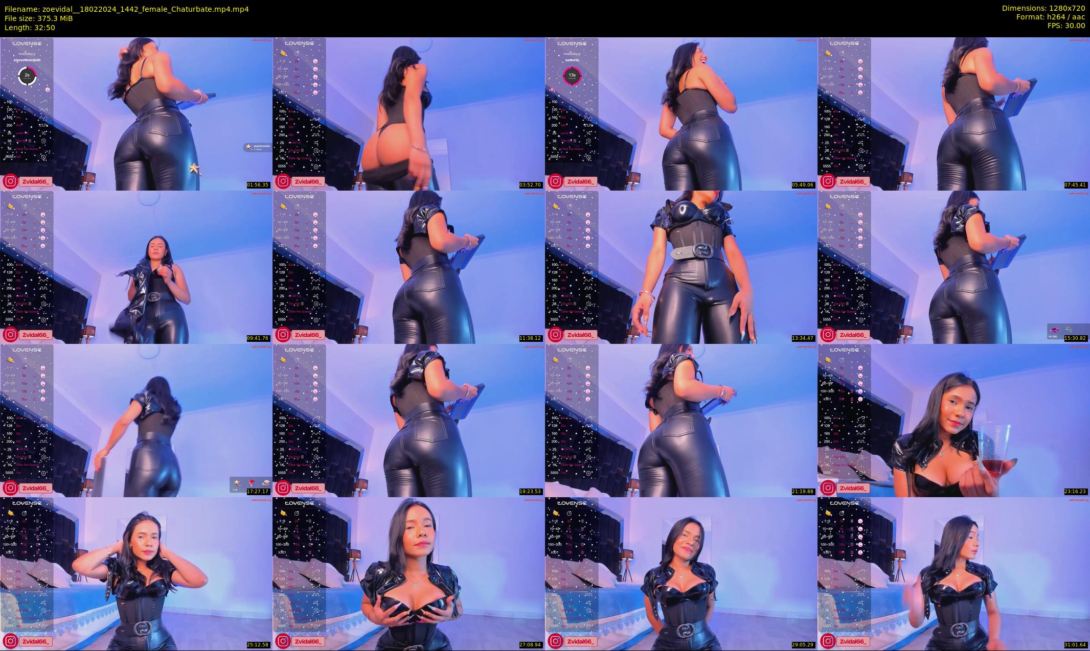 zoevidal_ — 33 minute Chaturbate female cam show recording, 720p, Feb 18, 2024