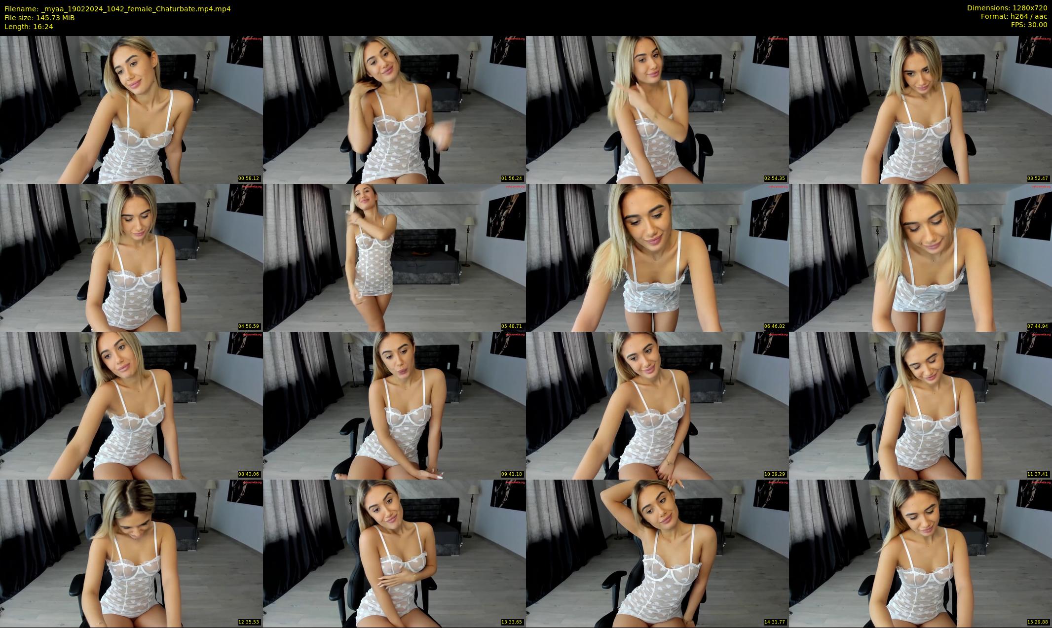 _myaa — 17 minute Chaturbate female cam show recording, 720p, Feb 19, 2024