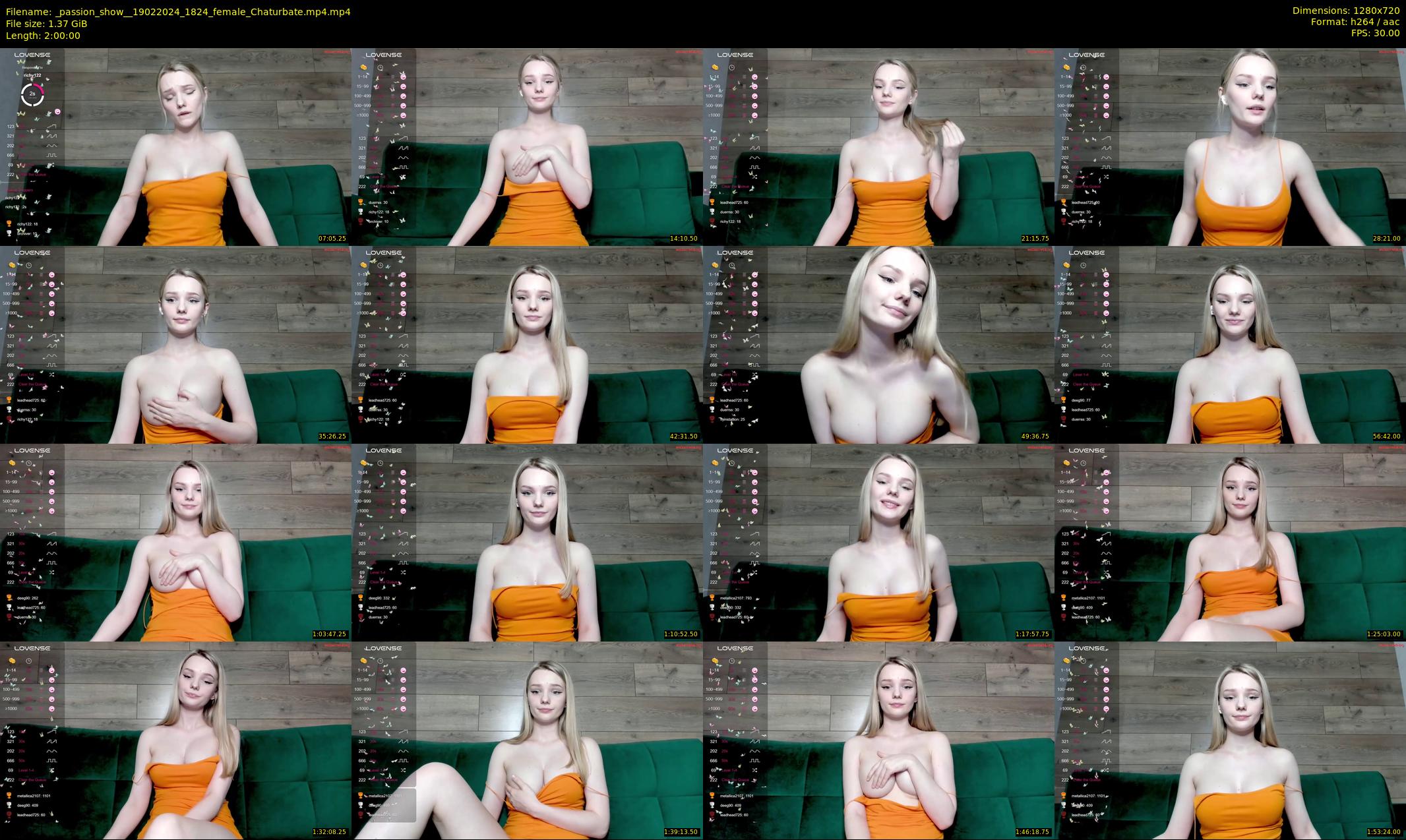 _passion_show_ — 120 minute Chaturbate couple cam show recording, 720p, Feb 19, 2024